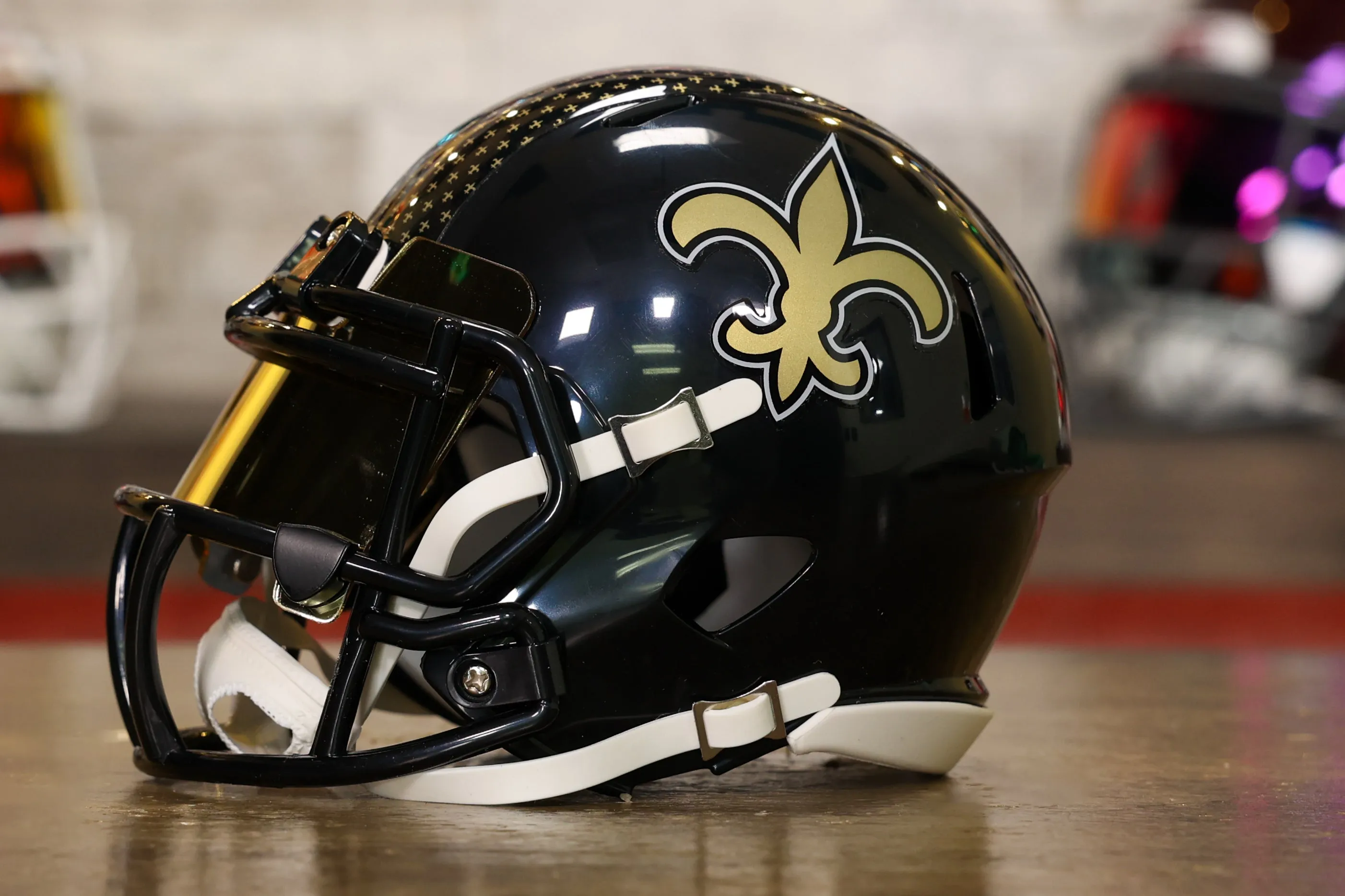 New Orleans Saints Riddell Speed Mini Helmet - GG Edition 02657