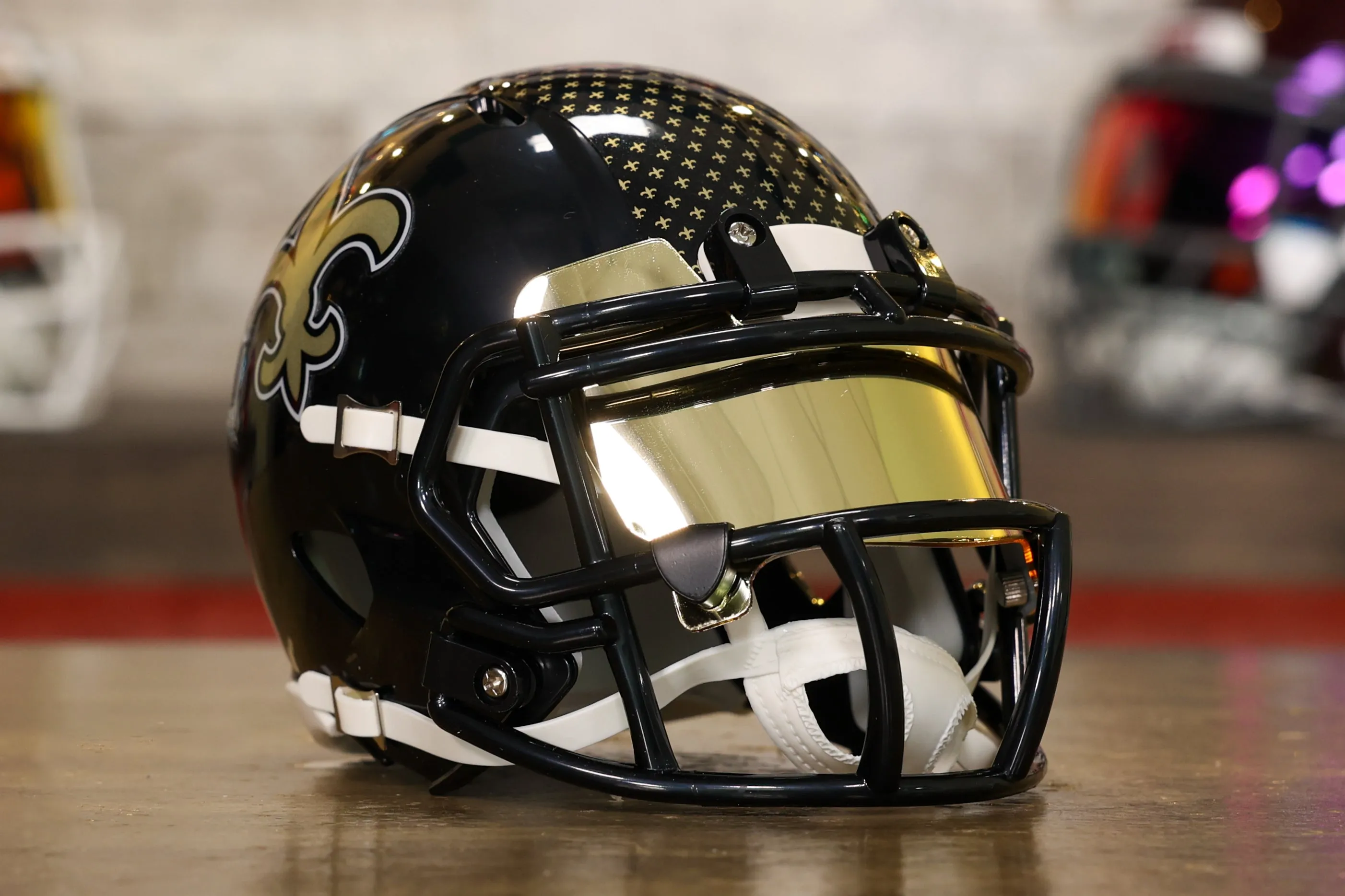 New Orleans Saints Riddell Speed Mini Helmet - GG Edition 02657