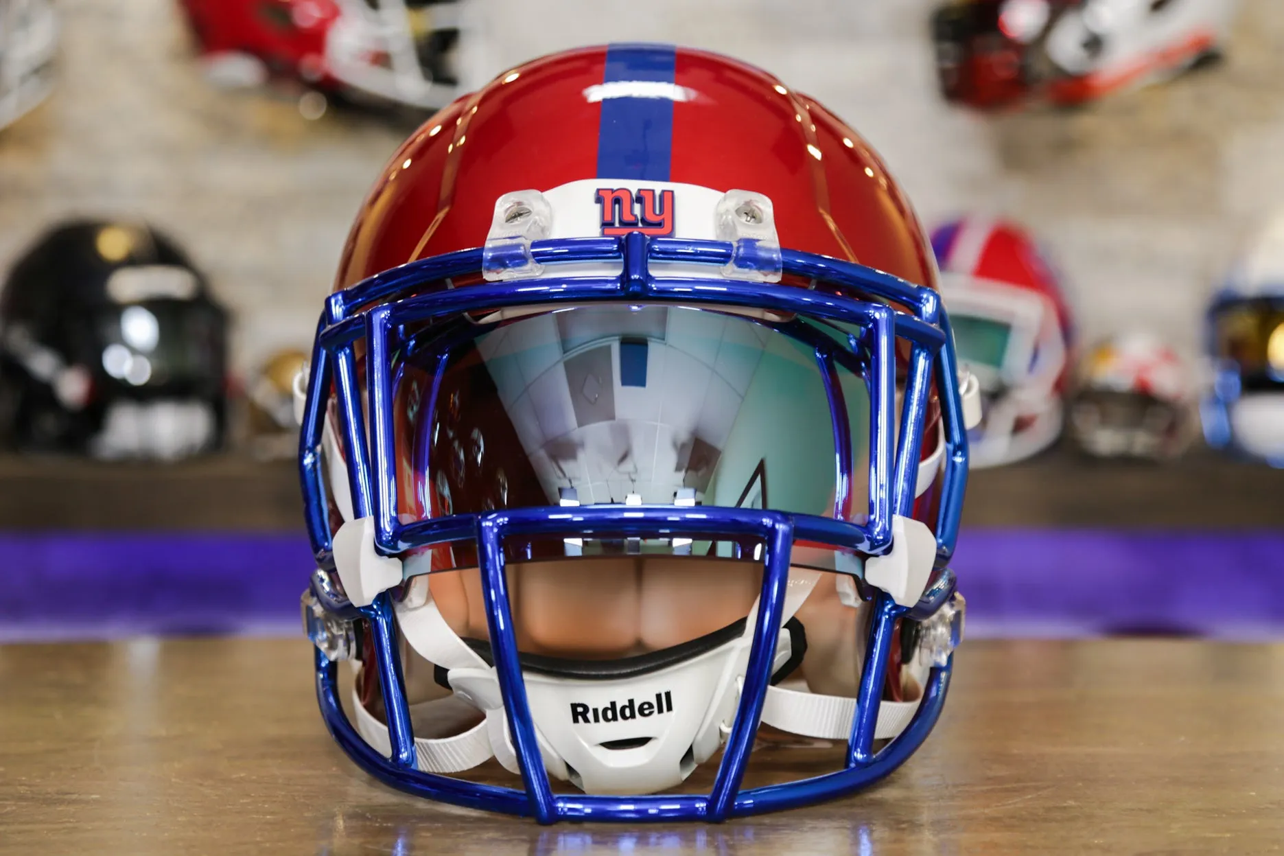 New York Giants Riddell Speed Authentic Helmet - GG Edition 00173