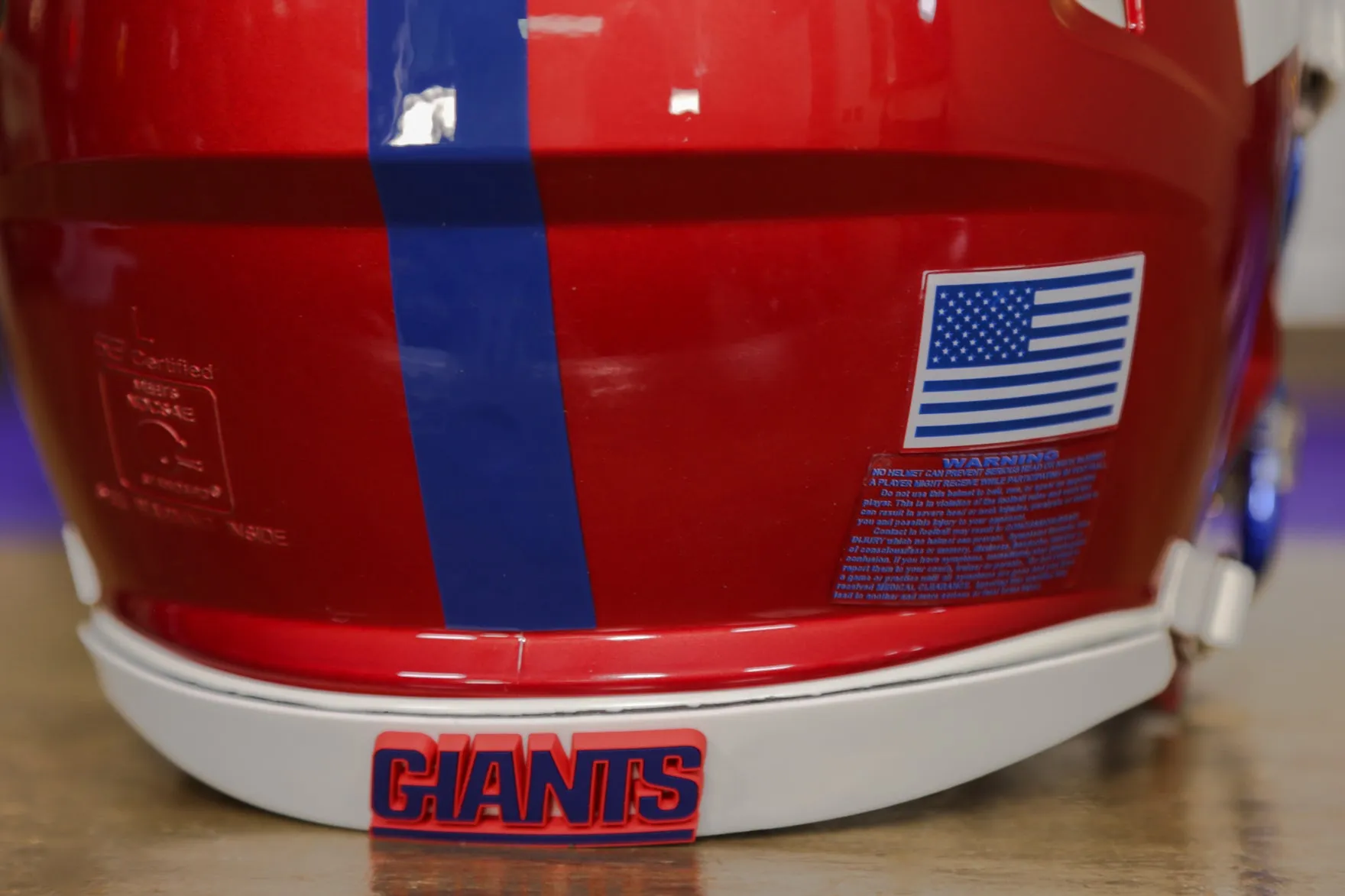 New York Giants Riddell Speed Authentic Helmet - GG Edition 00173
