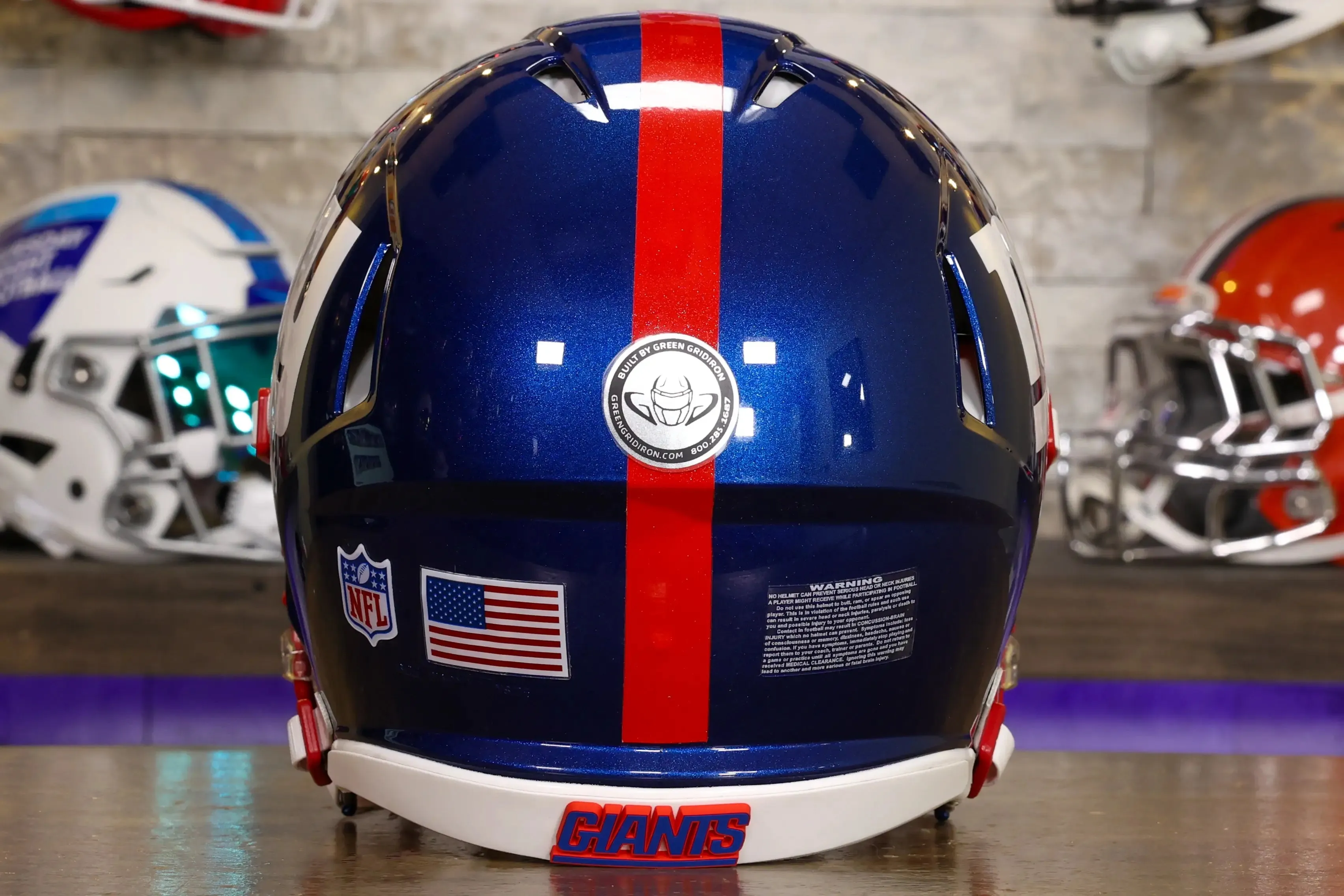 New York Giants Riddell Speed Authentic Helmet - GG Edition 02709