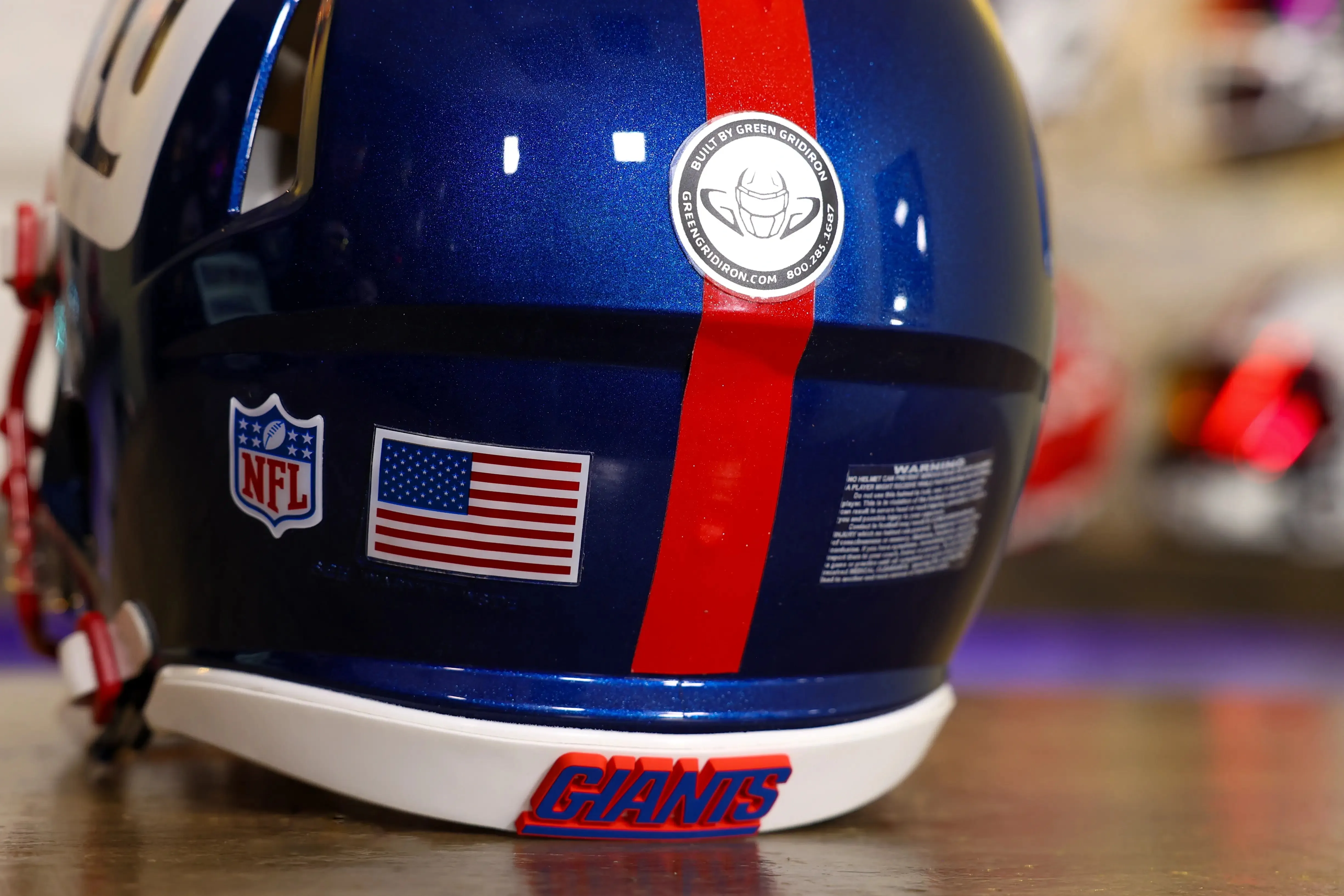 New York Giants Riddell Speed Authentic Helmet - GG Edition 02709