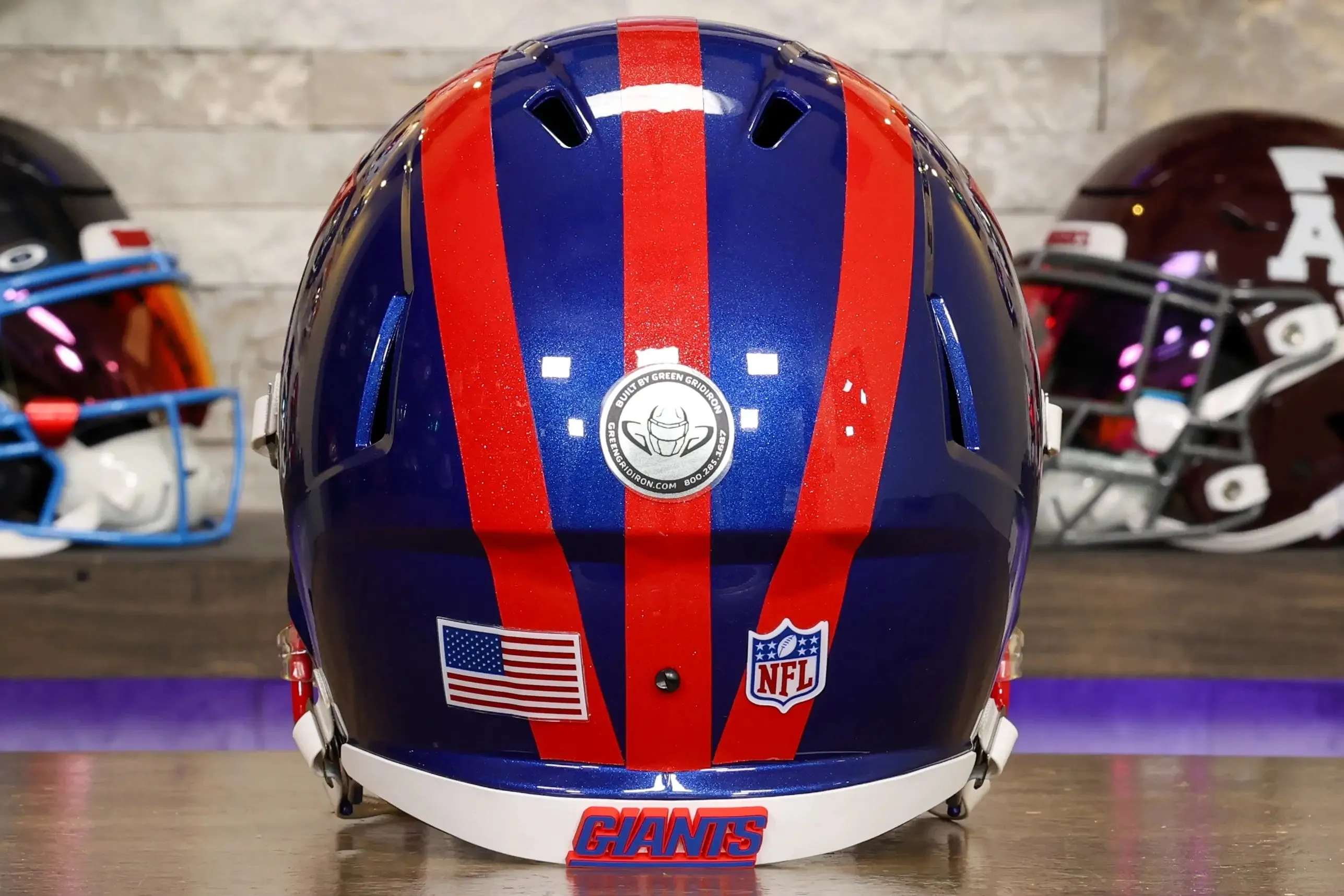 New York Giants Riddell Speed Display Helmet - GG Edition 02605