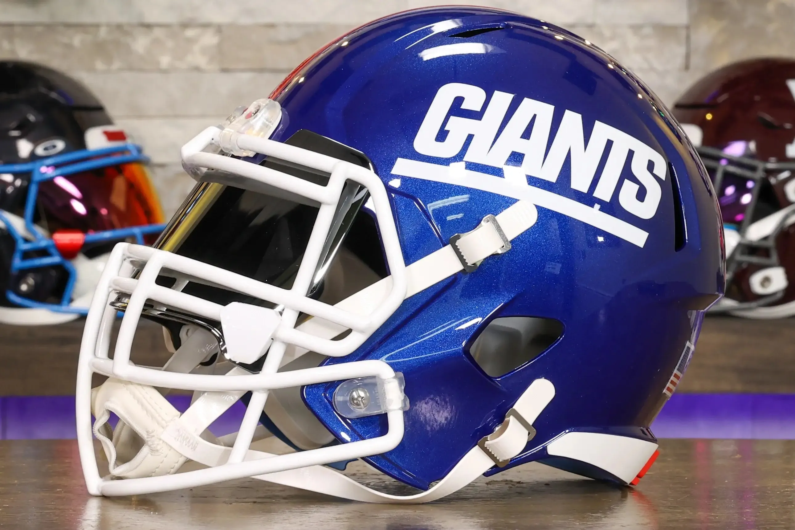 New York Giants Riddell Speed Display Helmet - GG Edition 02606