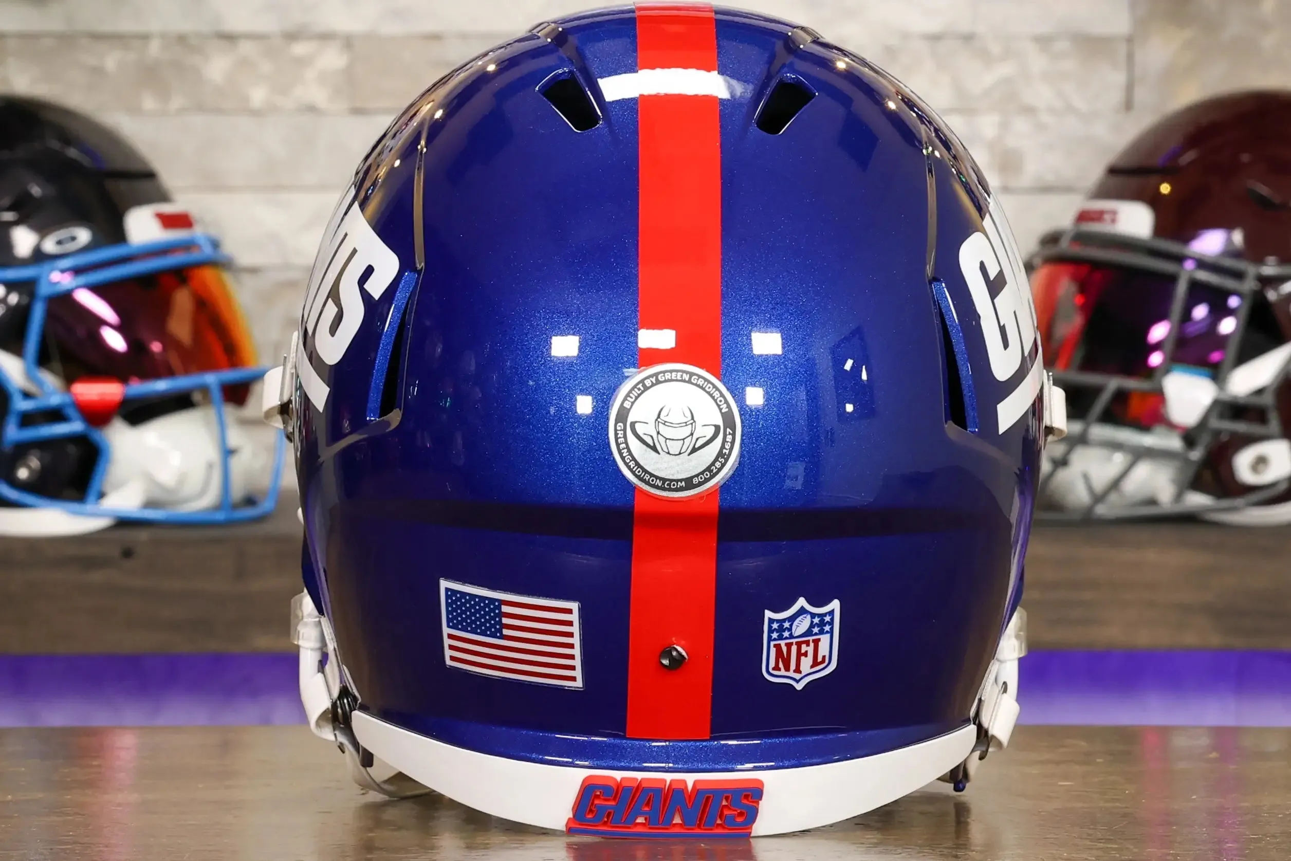 New York Giants Riddell Speed Display Helmet - GG Edition 02606