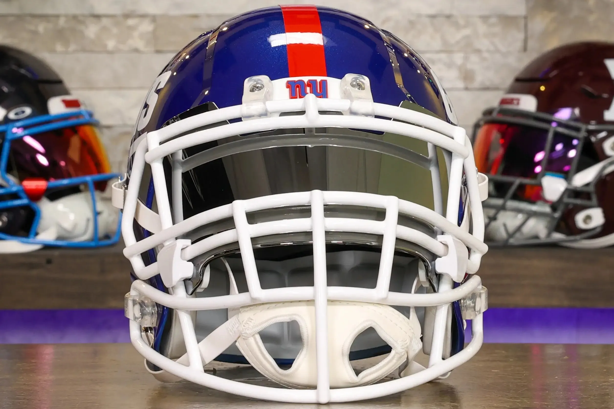 New York Giants Riddell Speed Display Helmet - GG Edition 02606