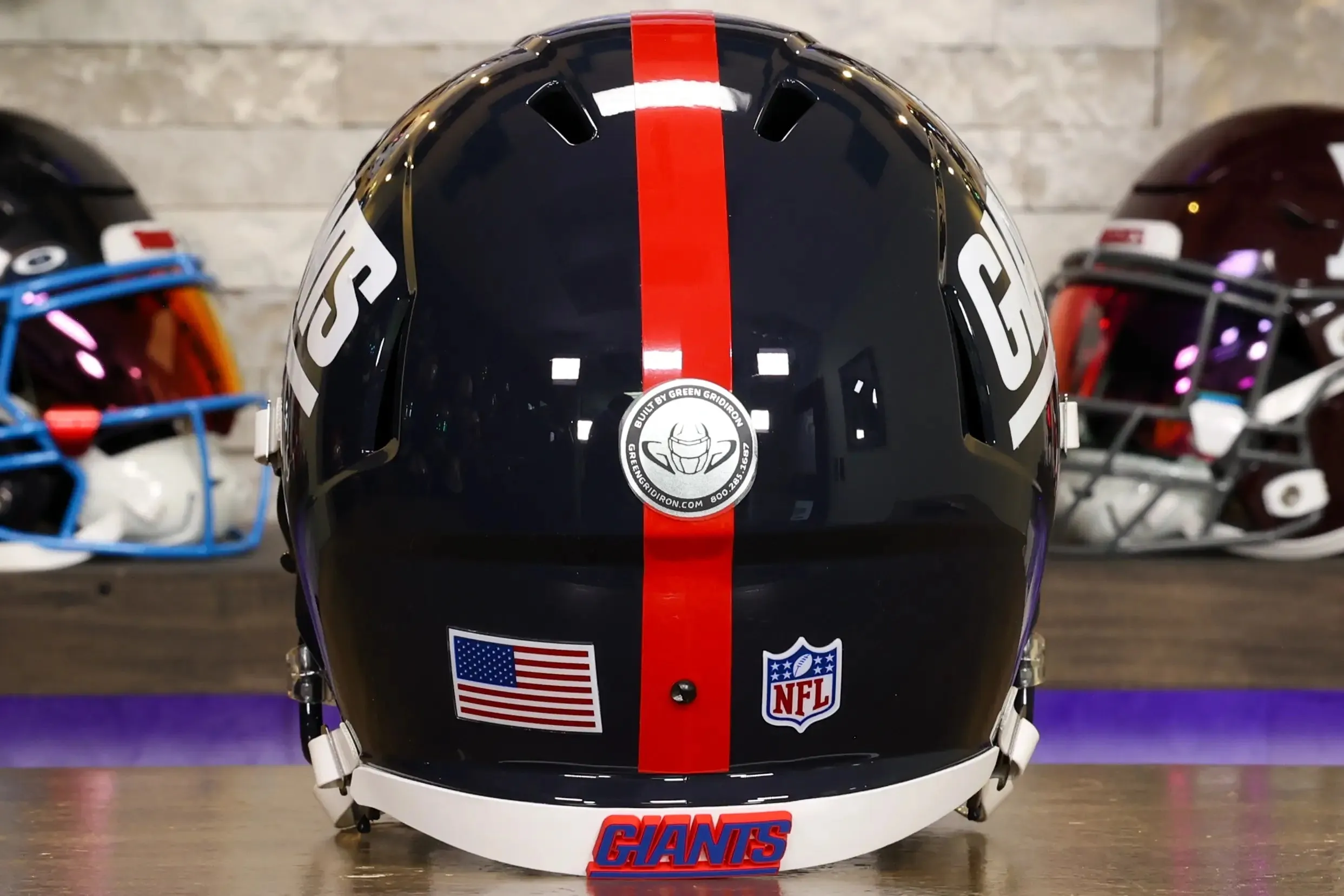 New York Giants Riddell Speed Display Helmet - GG Edition 02607