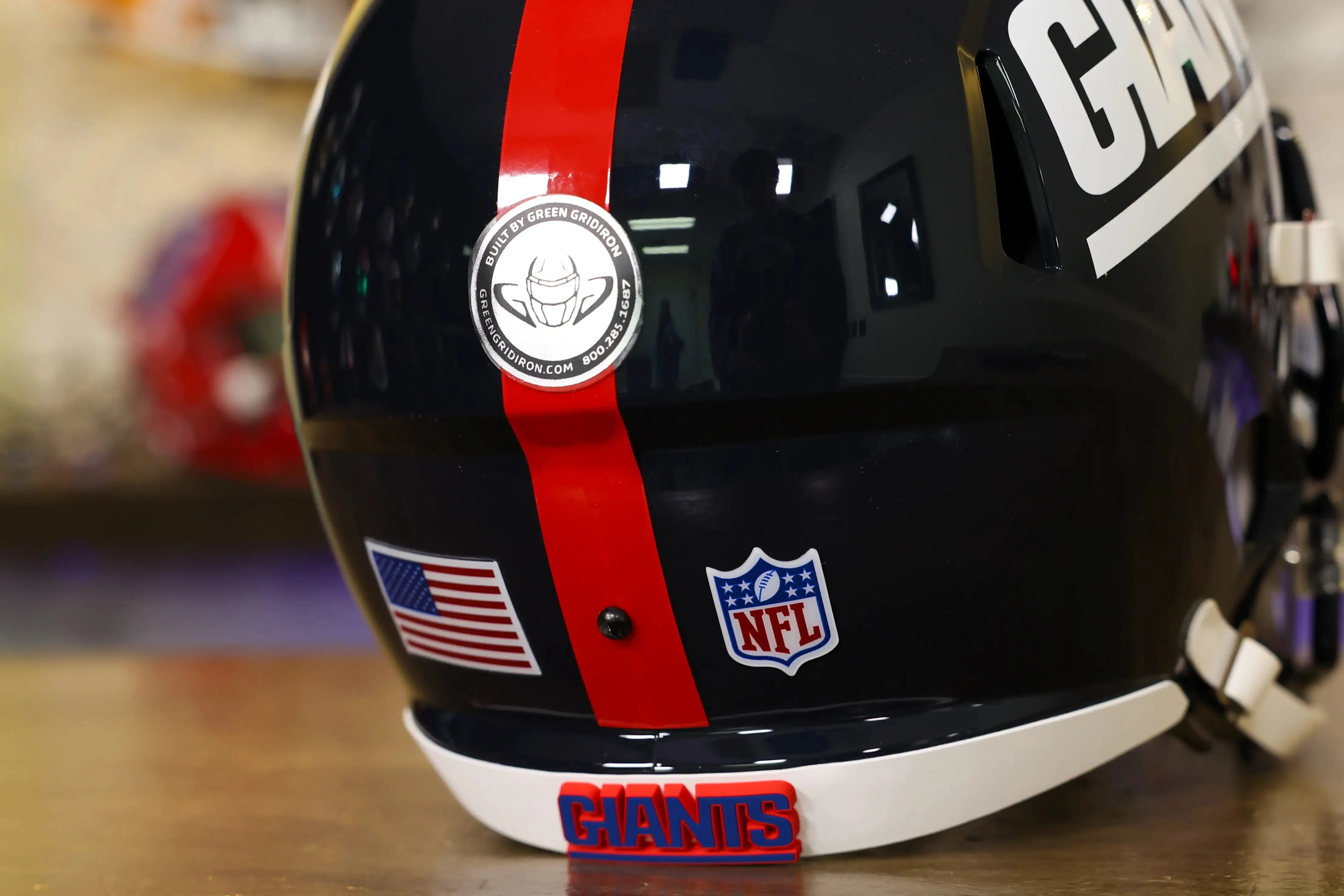 New York Giants Riddell Speed Display Helmet - GG Edition 02607