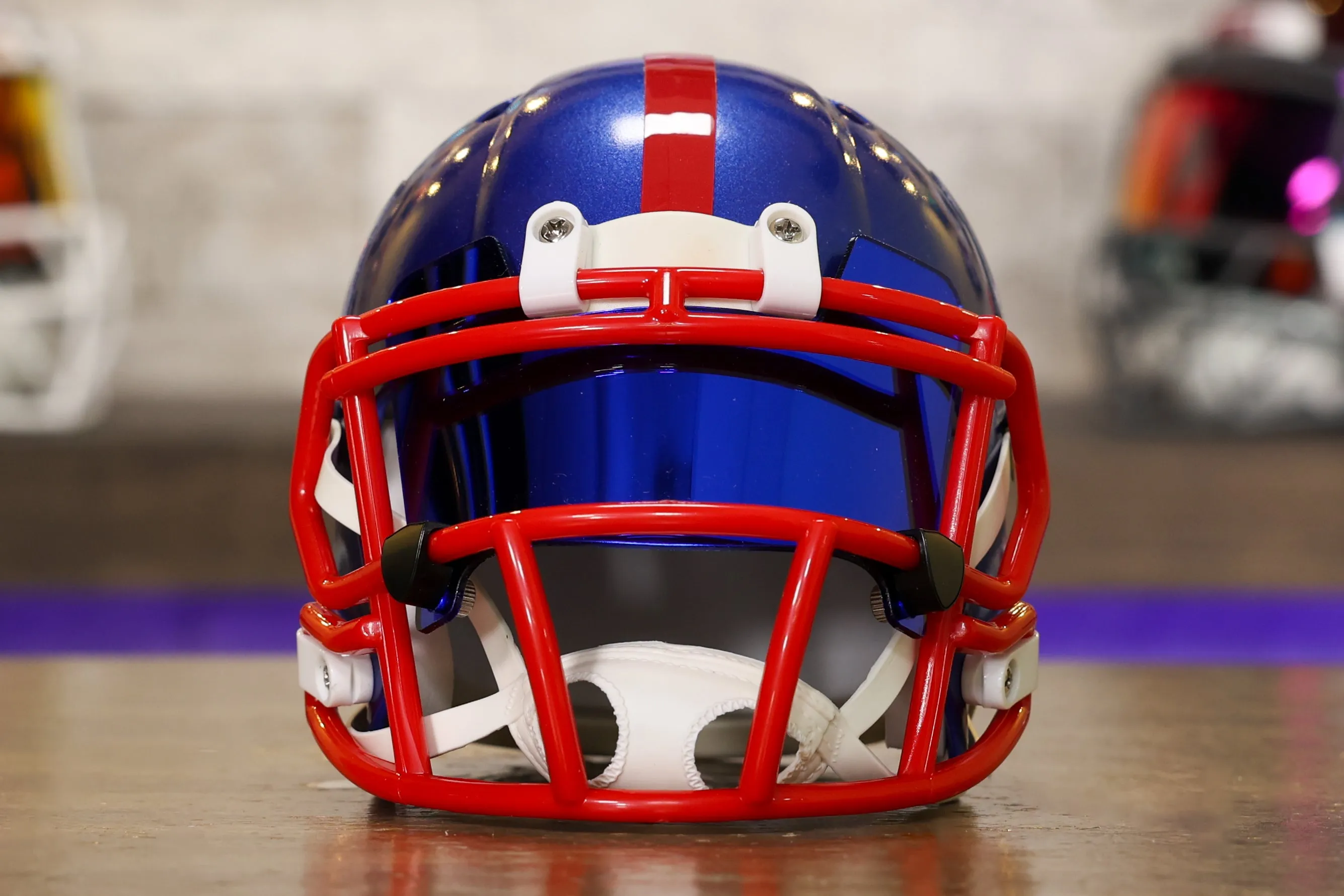 New York Giants Riddell Speed Mini Helmet - GG Edition 02628