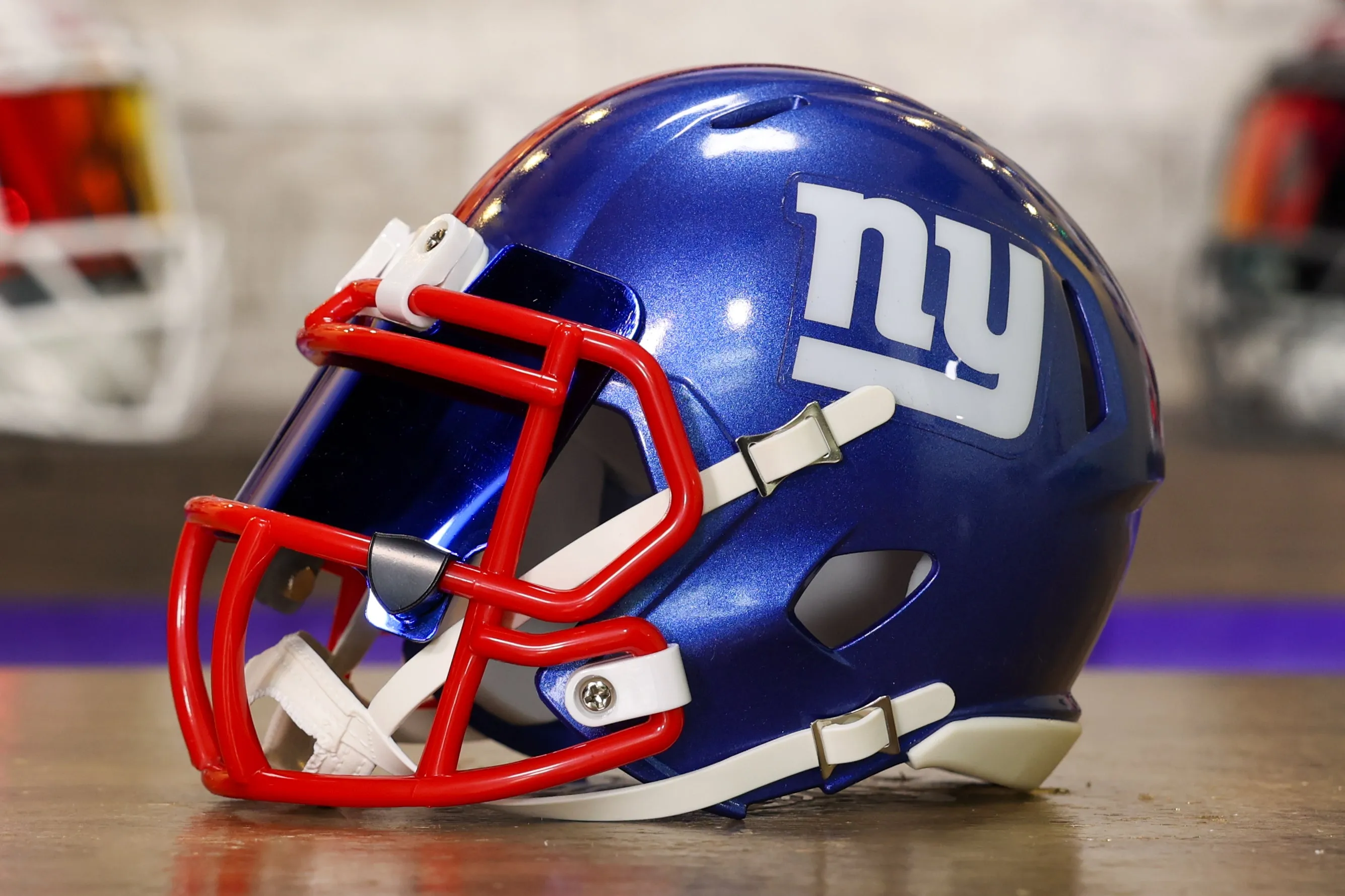 New York Giants Riddell Speed Mini Helmet - GG Edition 02628