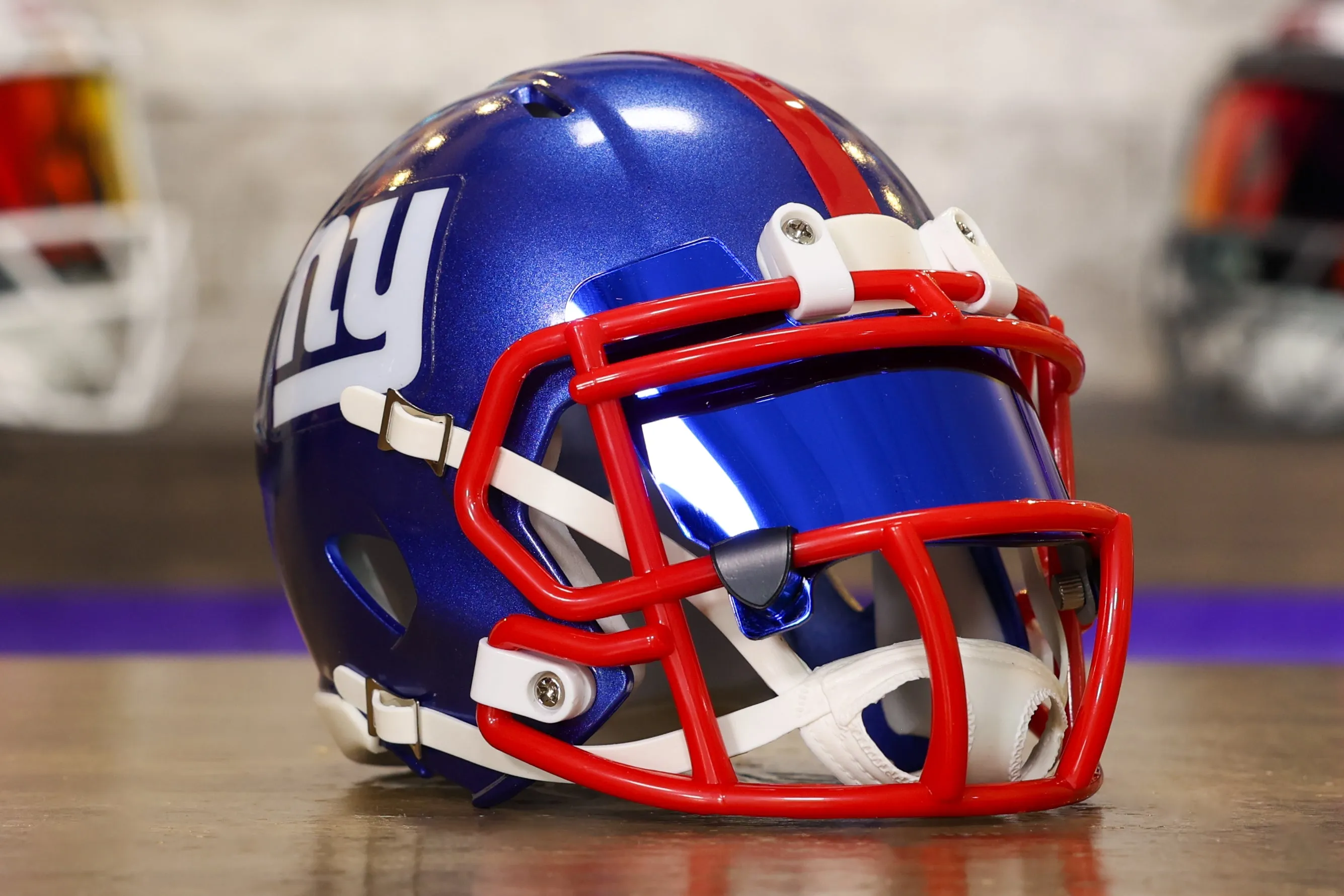 New York Giants Riddell Speed Mini Helmet - GG Edition 02628