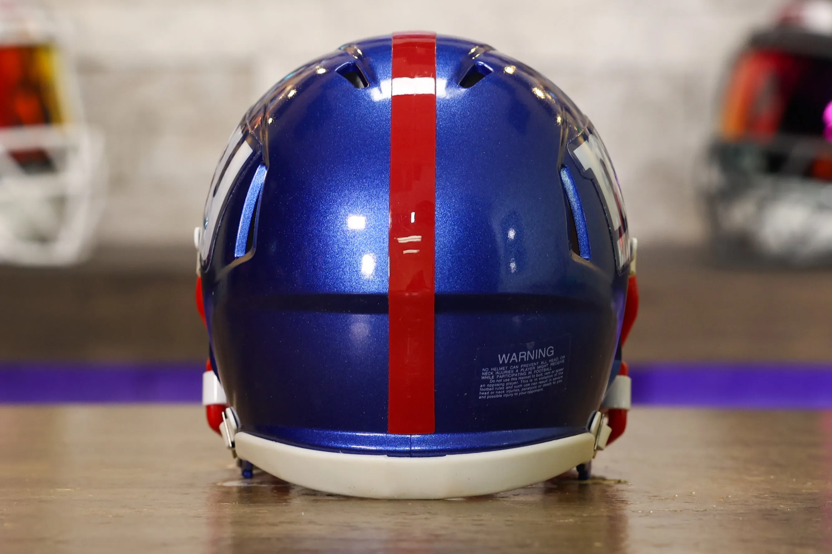 New York Giants Riddell Speed Mini Helmet - GG Edition 02628