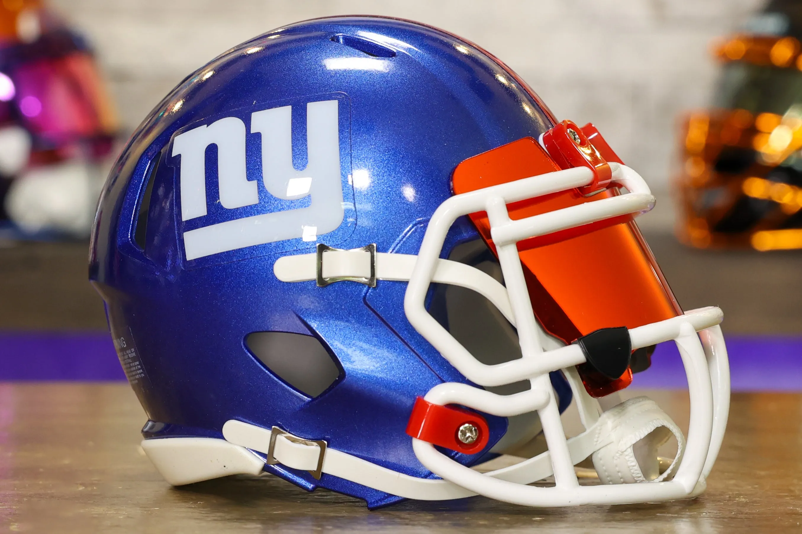 New York Giants Riddell Speed Mini Helmet - GG Edition