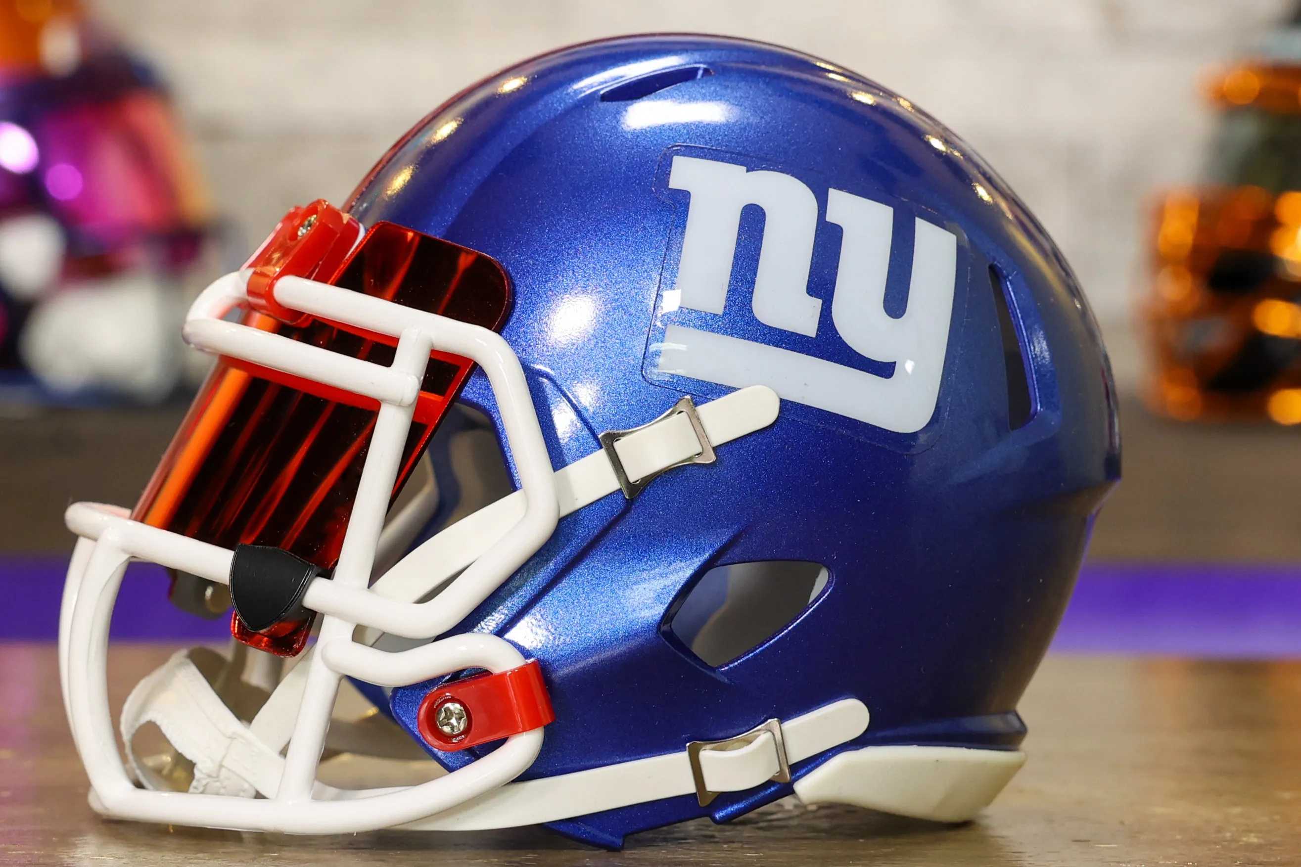 New York Giants Riddell Speed Mini Helmet - GG Edition