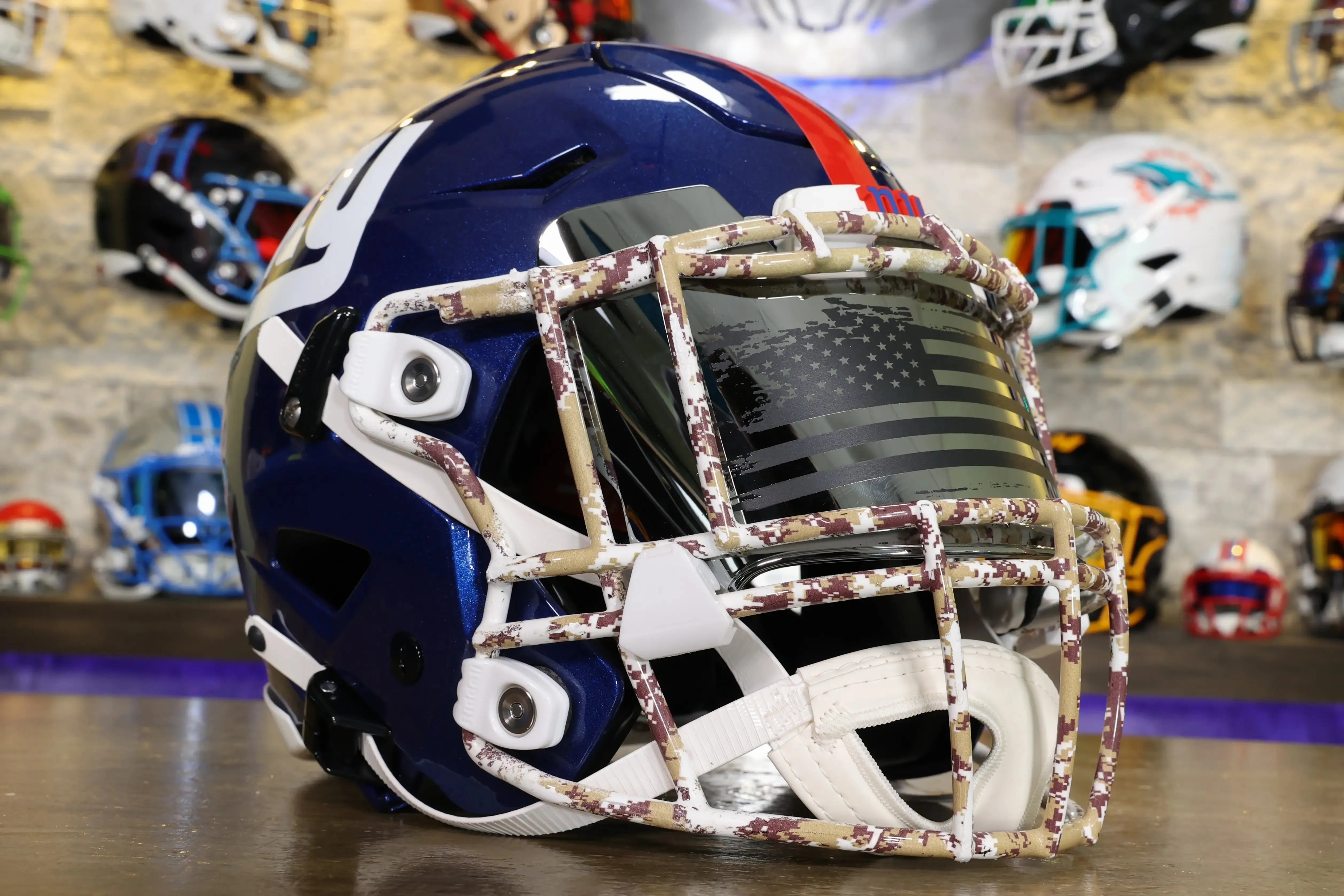 New York Giants Riddell SpeedFlex Helmet - GG Edition - Limited