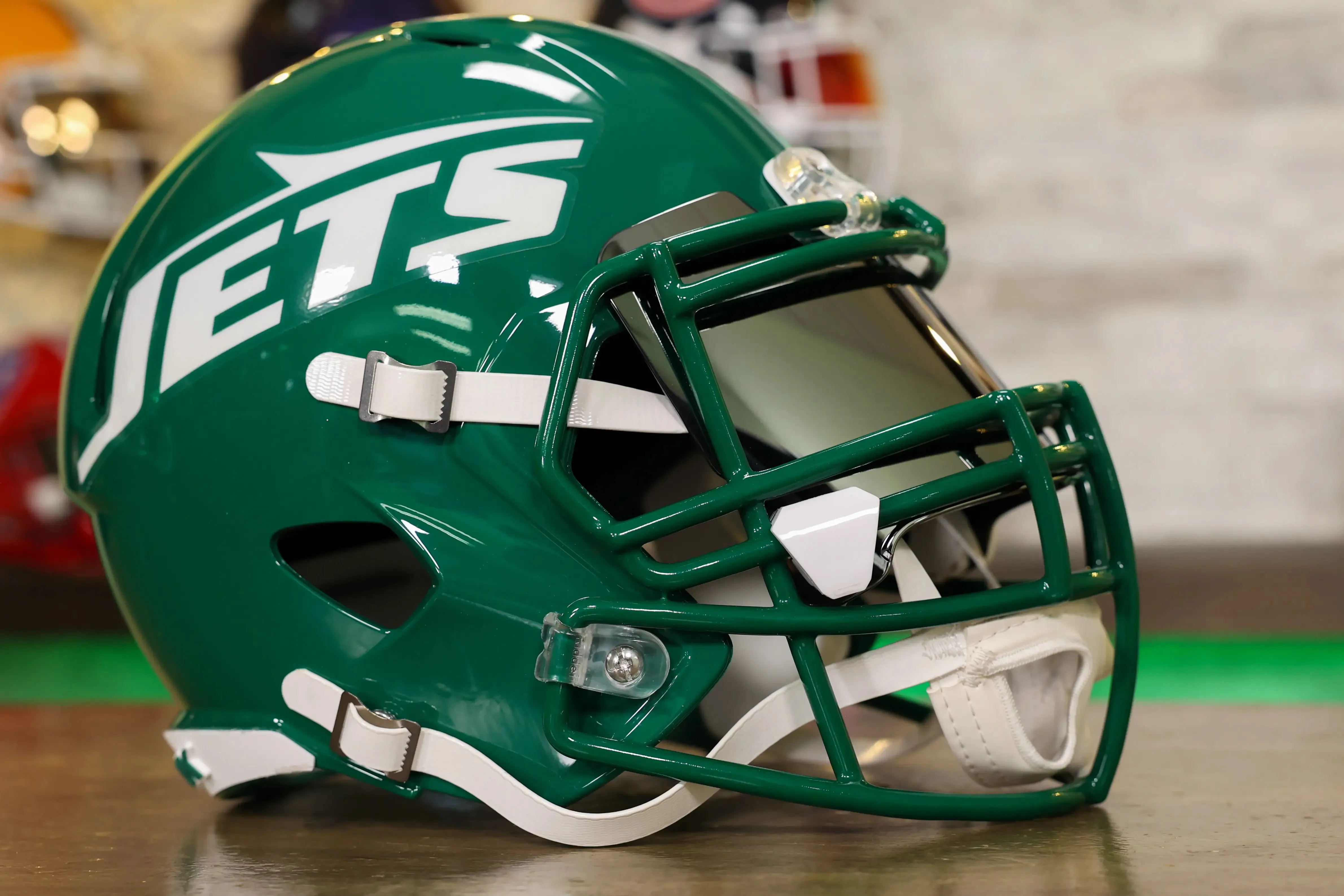 New York Jets Riddell Speed Display Helmet - GG Edition