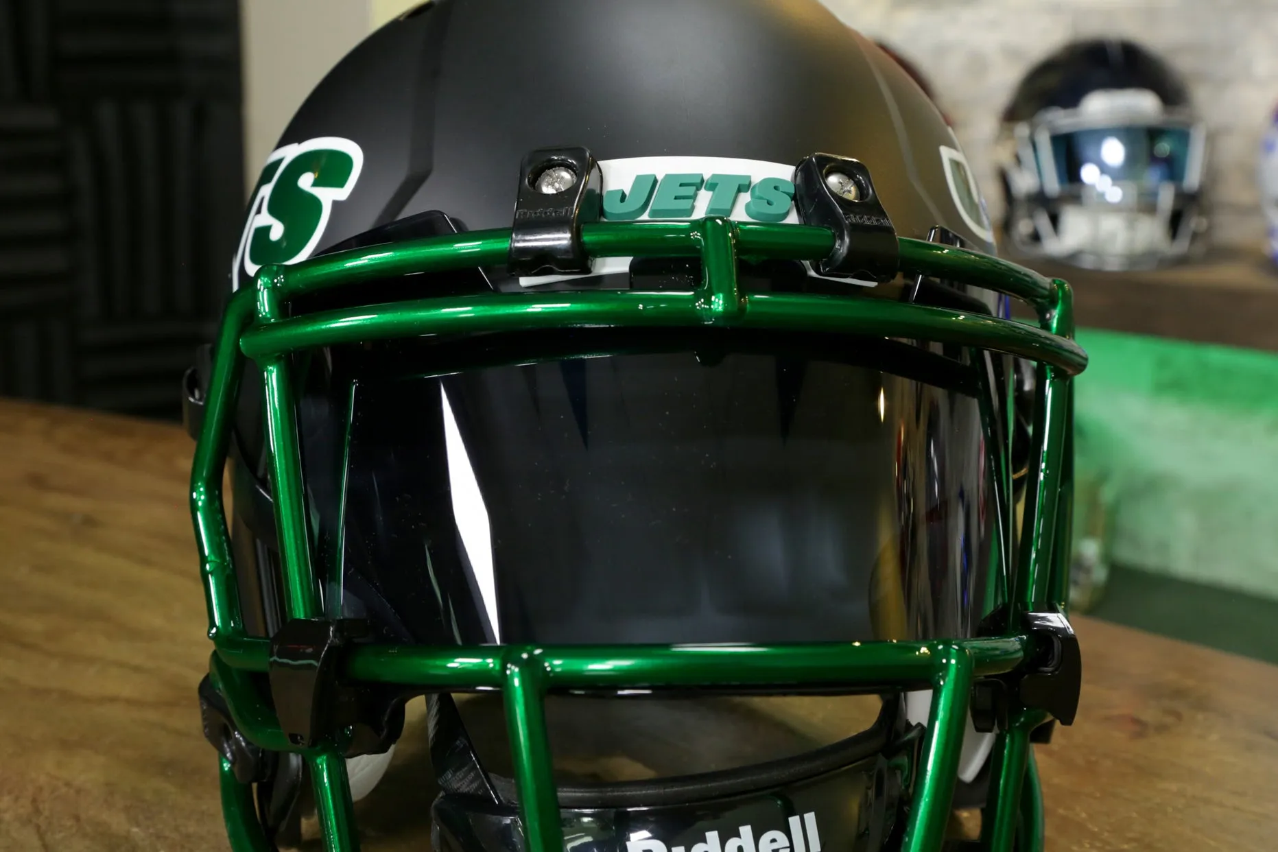 New York Jets Riddell Speed Display Helmet - GG Edition
