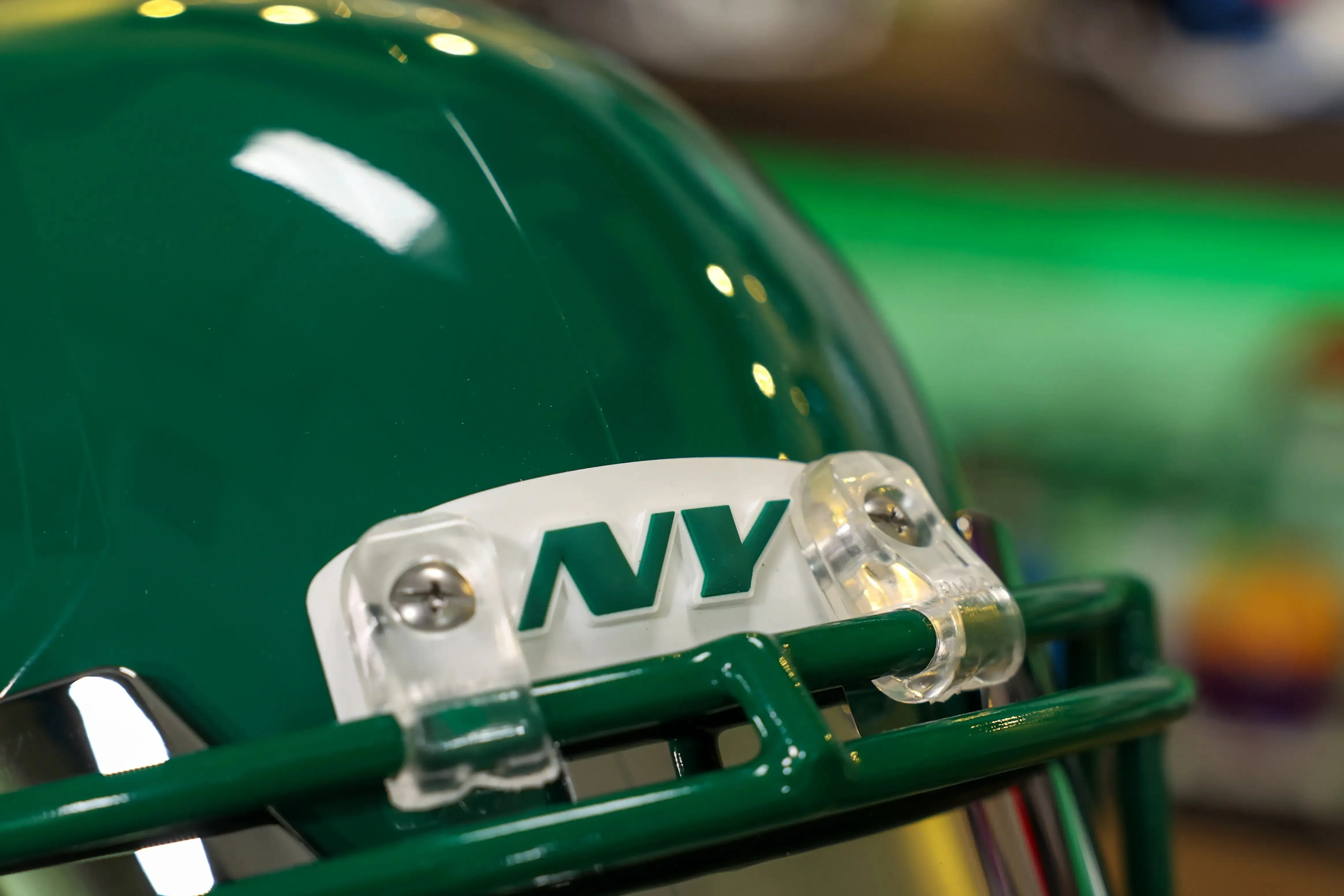 New York Jets Riddell Speed Display Helmet - GG Edition