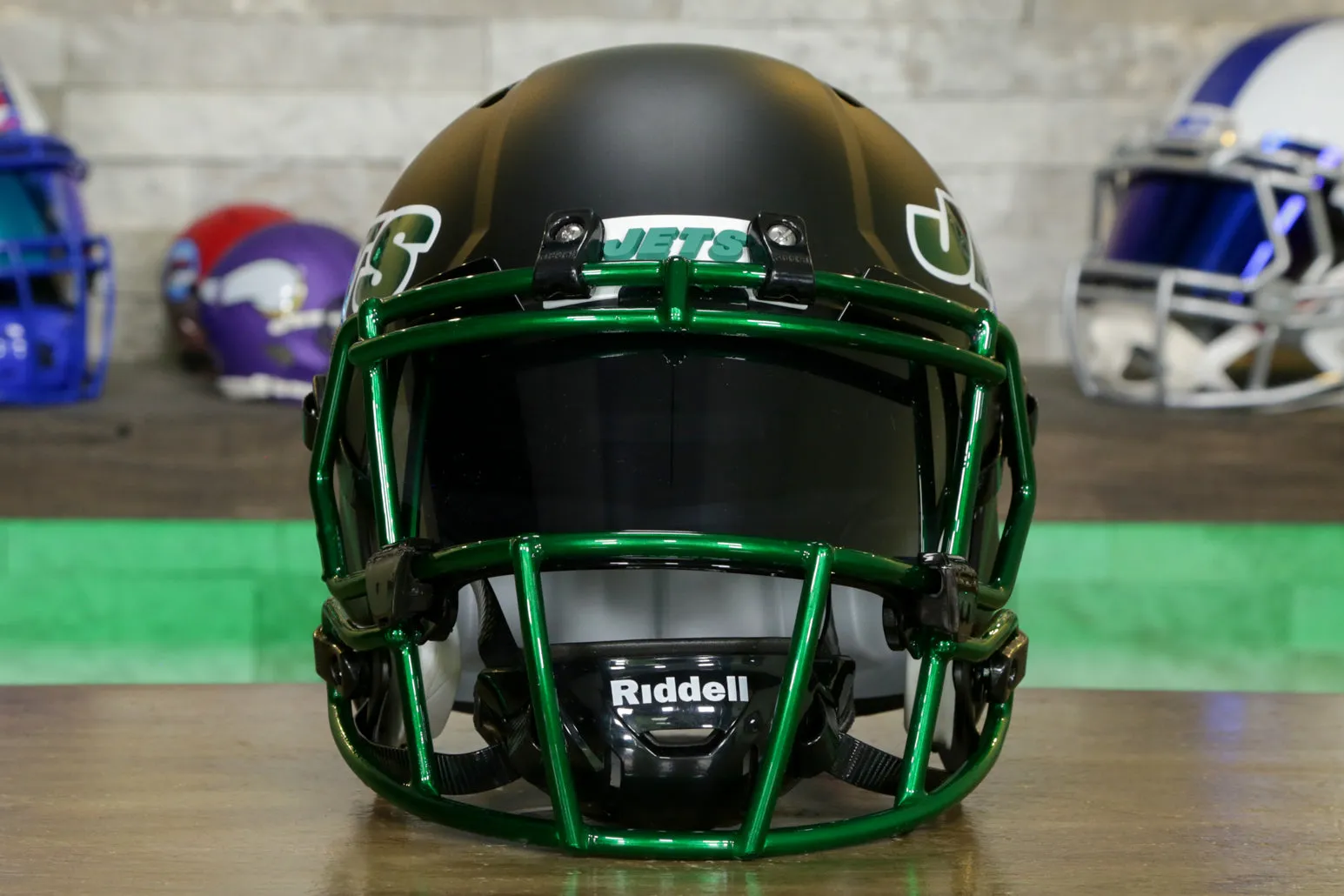 New York Jets Riddell Speed Display Helmet - GG Edition