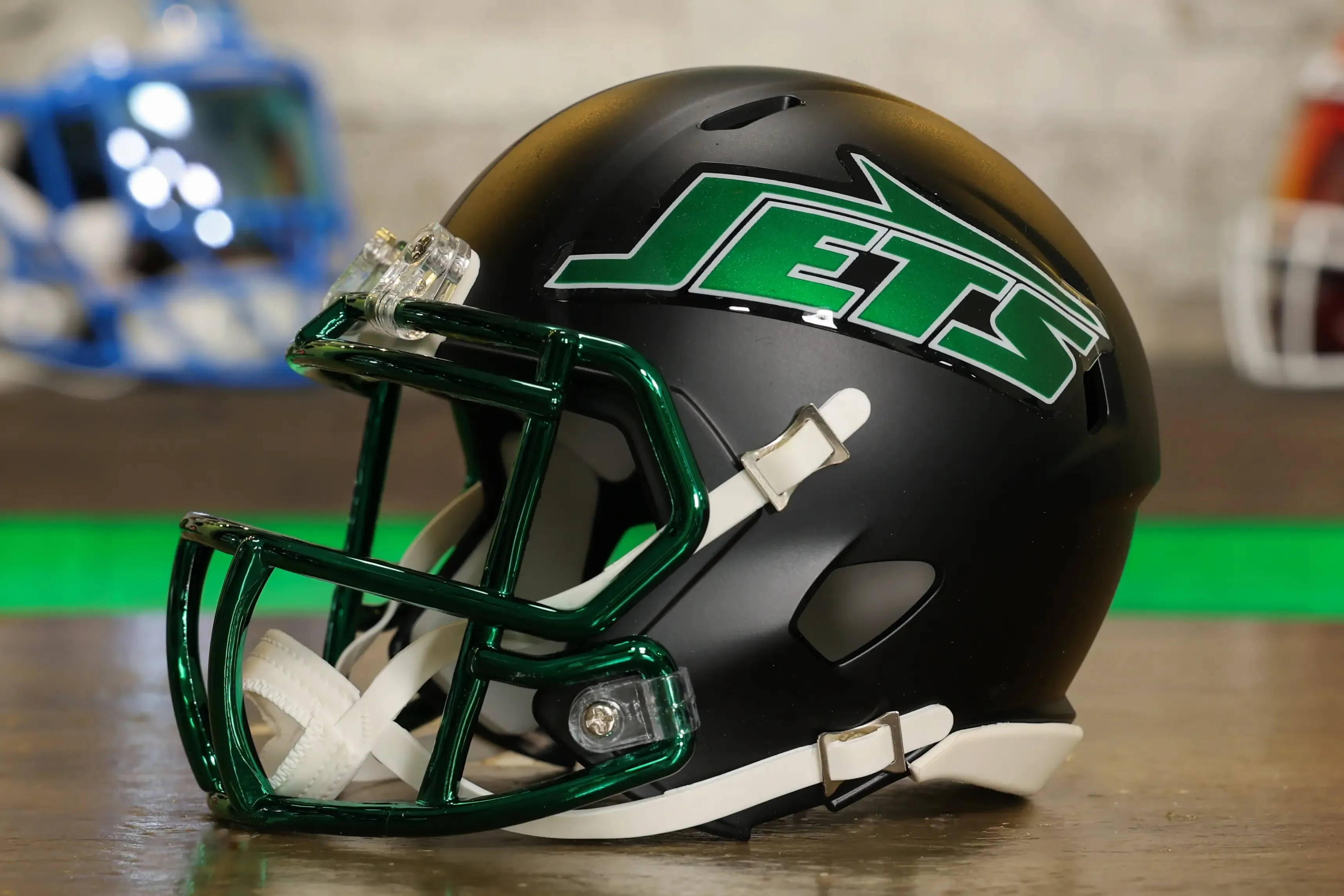 New York Jets Riddell Speed Mini Helmet - Legacy Black Alternate