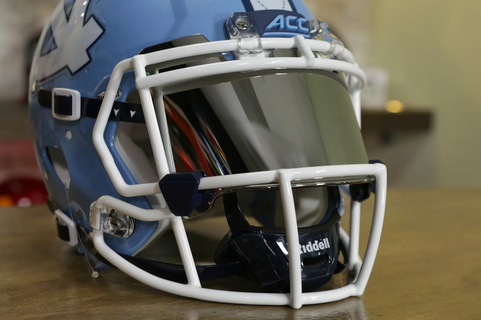 North Carolina Tar Heels Riddell Speed Authentic Helmet - GG Edition 00998
