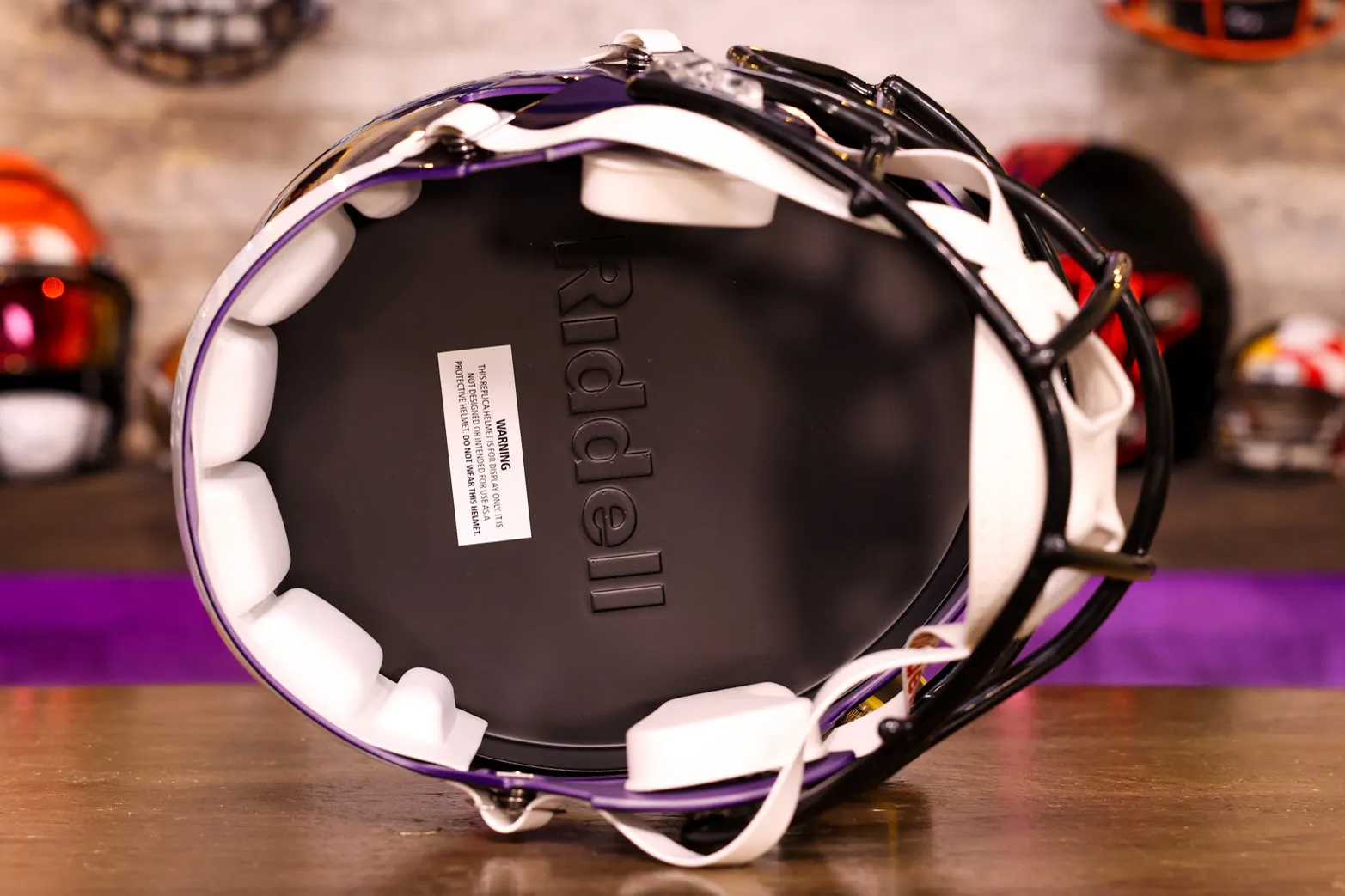 Northwestern Wildcats Riddell Speed Display Helmet