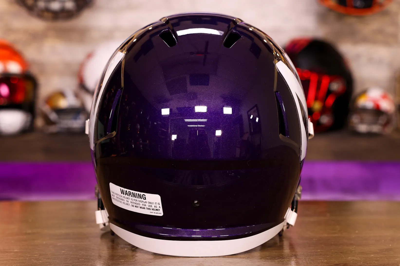 Northwestern Wildcats Riddell Speed Display Helmet