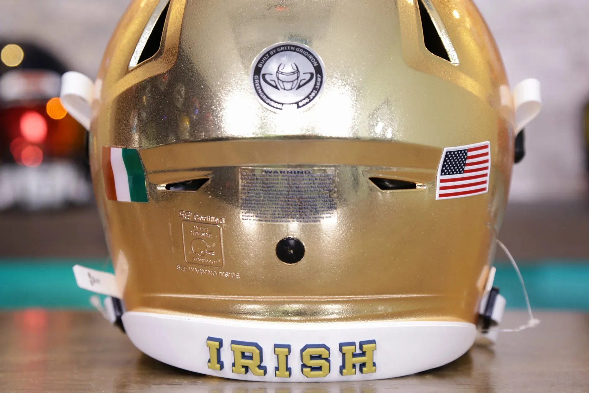 Notre Dame Fighting Irish Riddell SpeedFlex Helmet - GG Edition 00380
