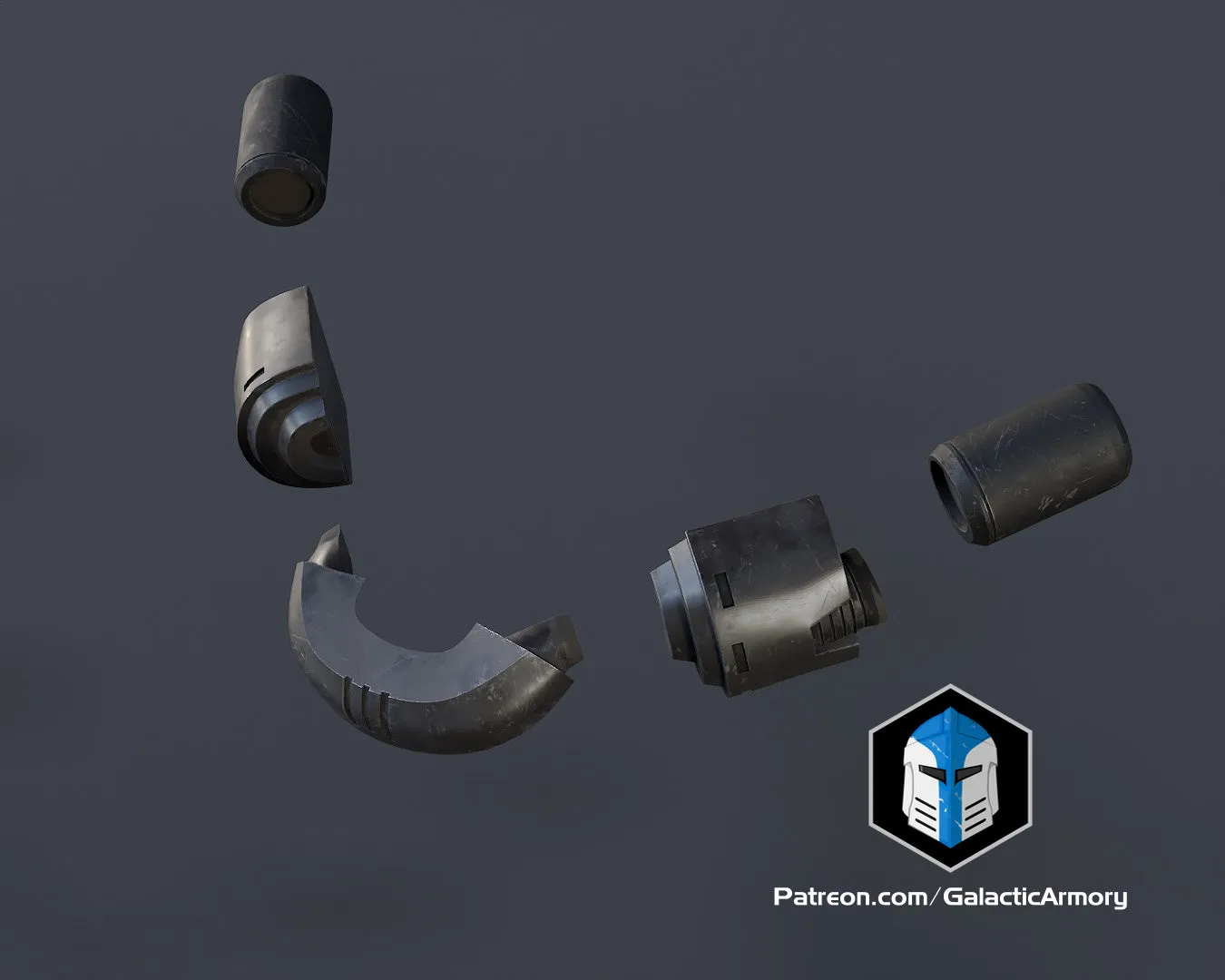ODST Helmet Accessory Pack - 3D Print Files