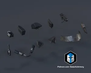 ODST Helmet Accessory Pack - 3D Print Files