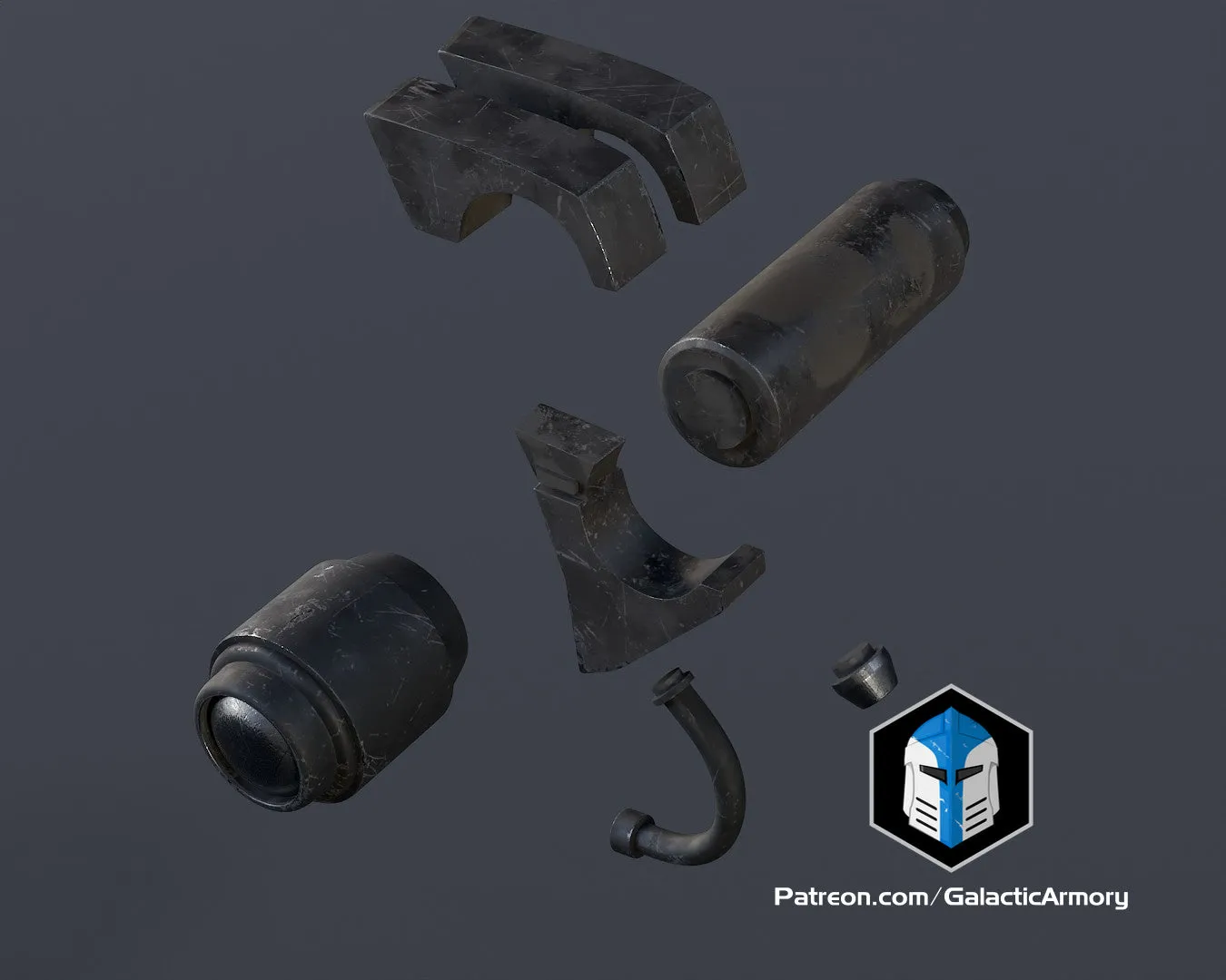 ODST Helmet Accessory Pack - 3D Print Files