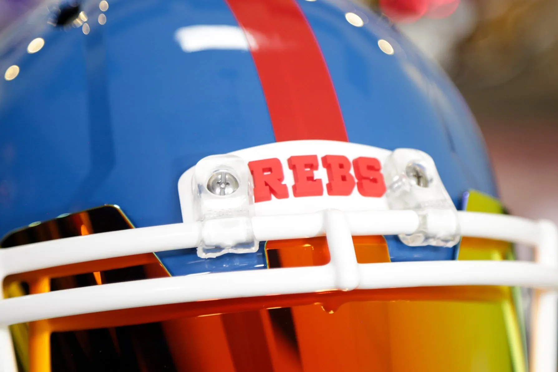 Ole Miss Rebels Riddell Speed Display Helmet - GG Edition 00773