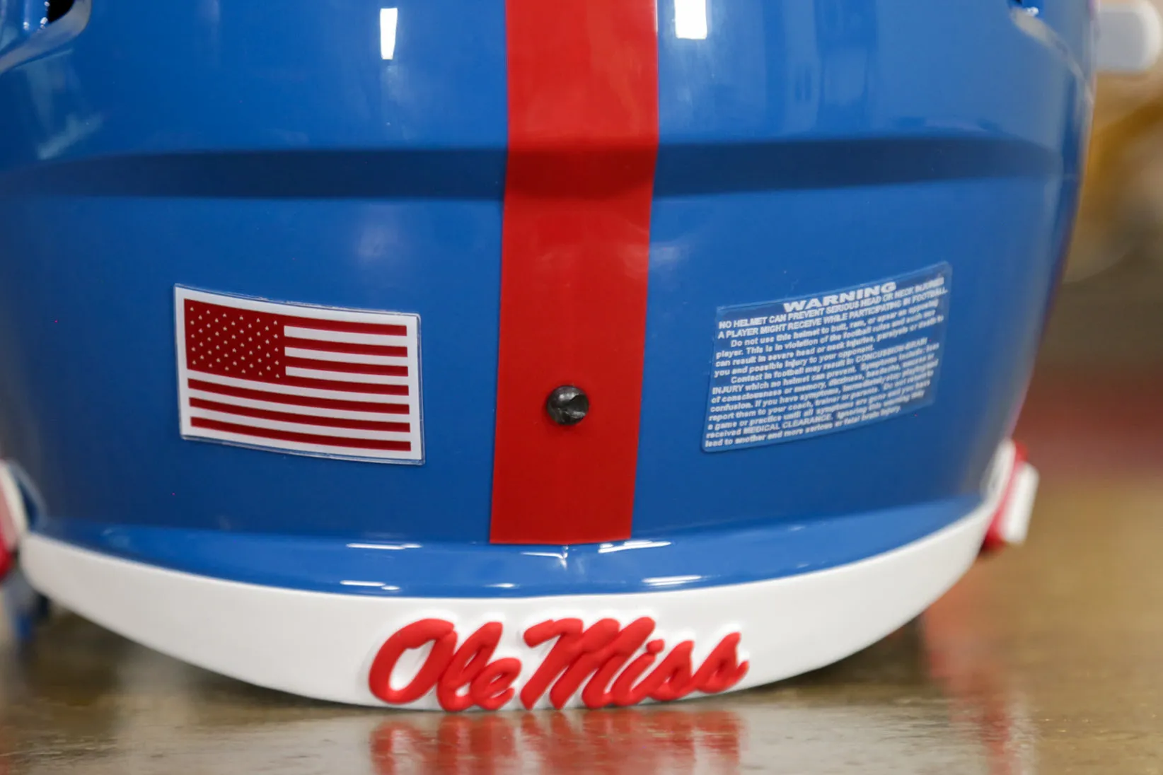 Ole Miss Rebels Riddell Speed Display Helmet - GG Edition 00773