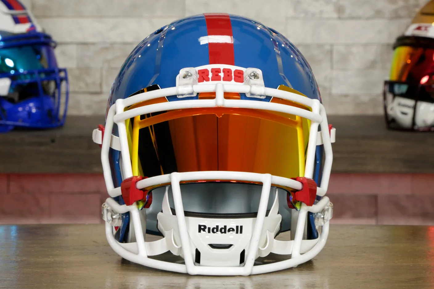 Ole Miss Rebels Riddell Speed Display Helmet - GG Edition 00773