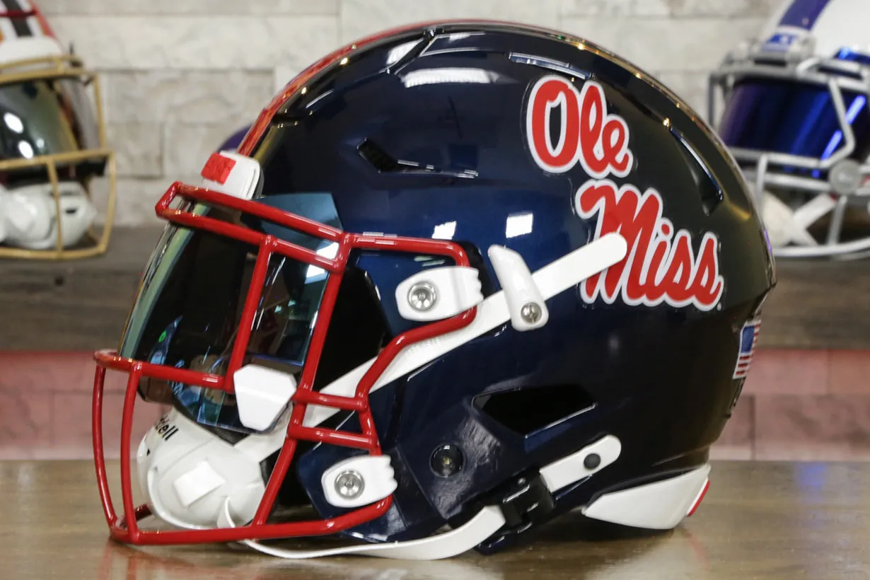 Ole Miss Rebels Riddell SpeedFlex Helmet - GG Edition