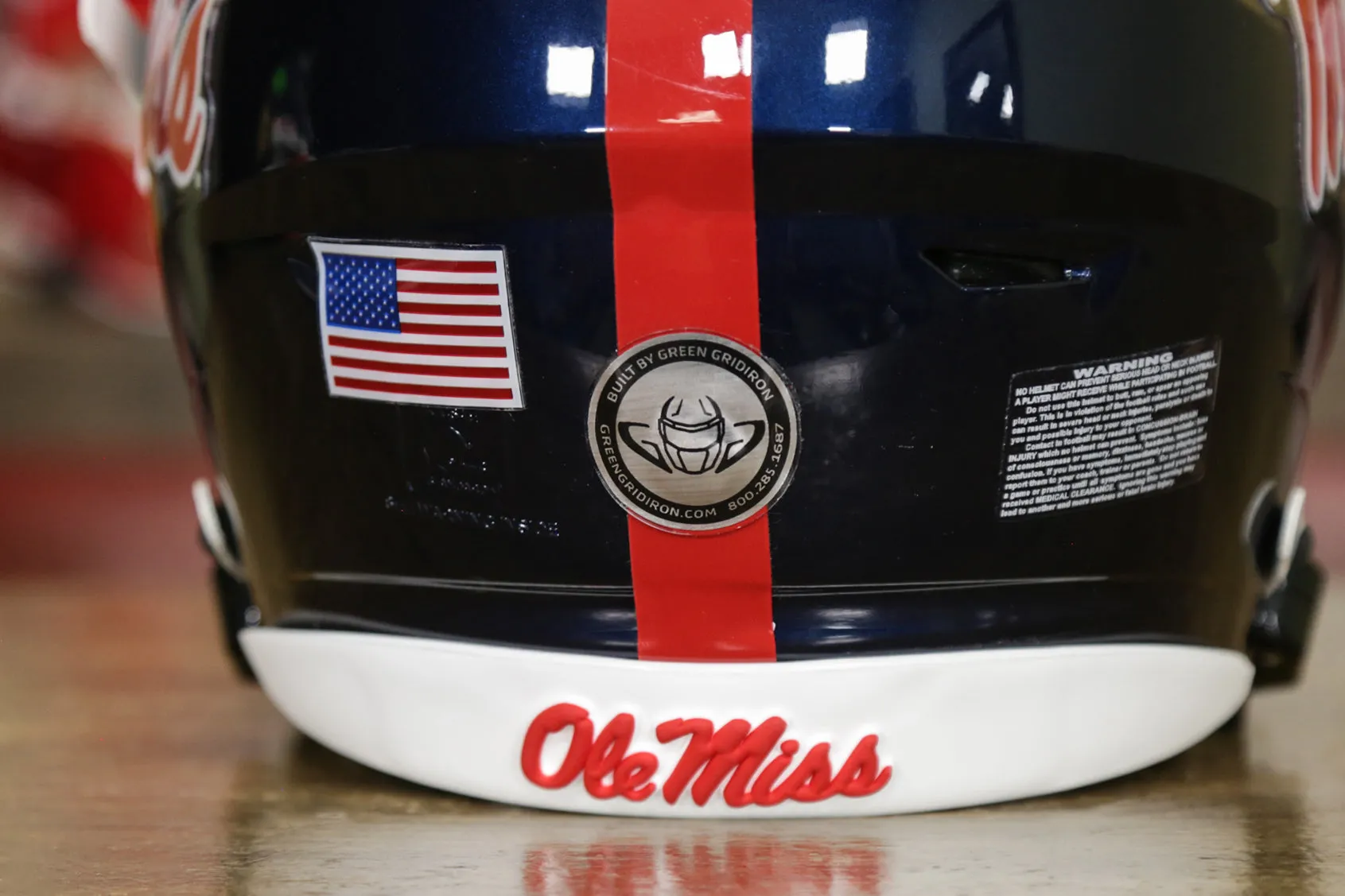 Ole Miss Rebels Riddell SpeedFlex Helmet - GG Edition