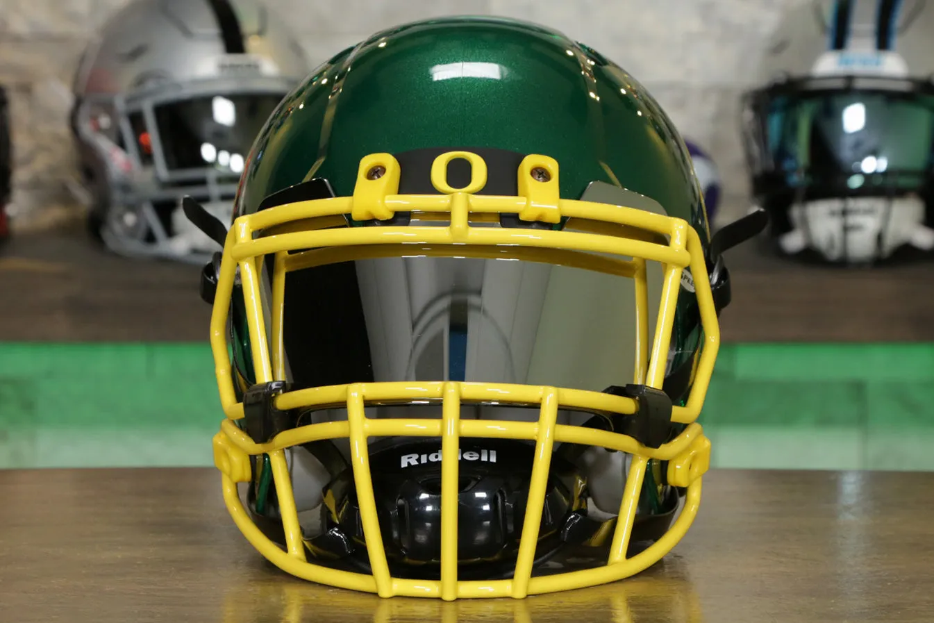 Oregon Ducks Riddell Speed Authentic Helmet - GG Edition 00449