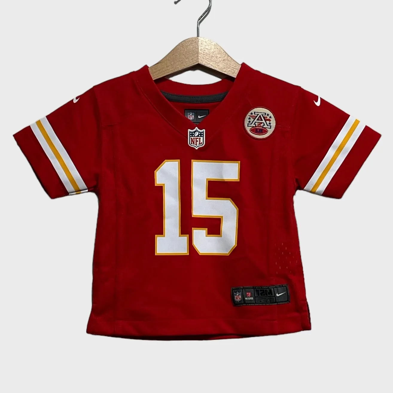 Patrick Mahomes Kansas City Chiefs Jersey Toddler 12M