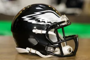 Philadelphia Eagles Riddell Speed Mini Helmet - Black Alternate