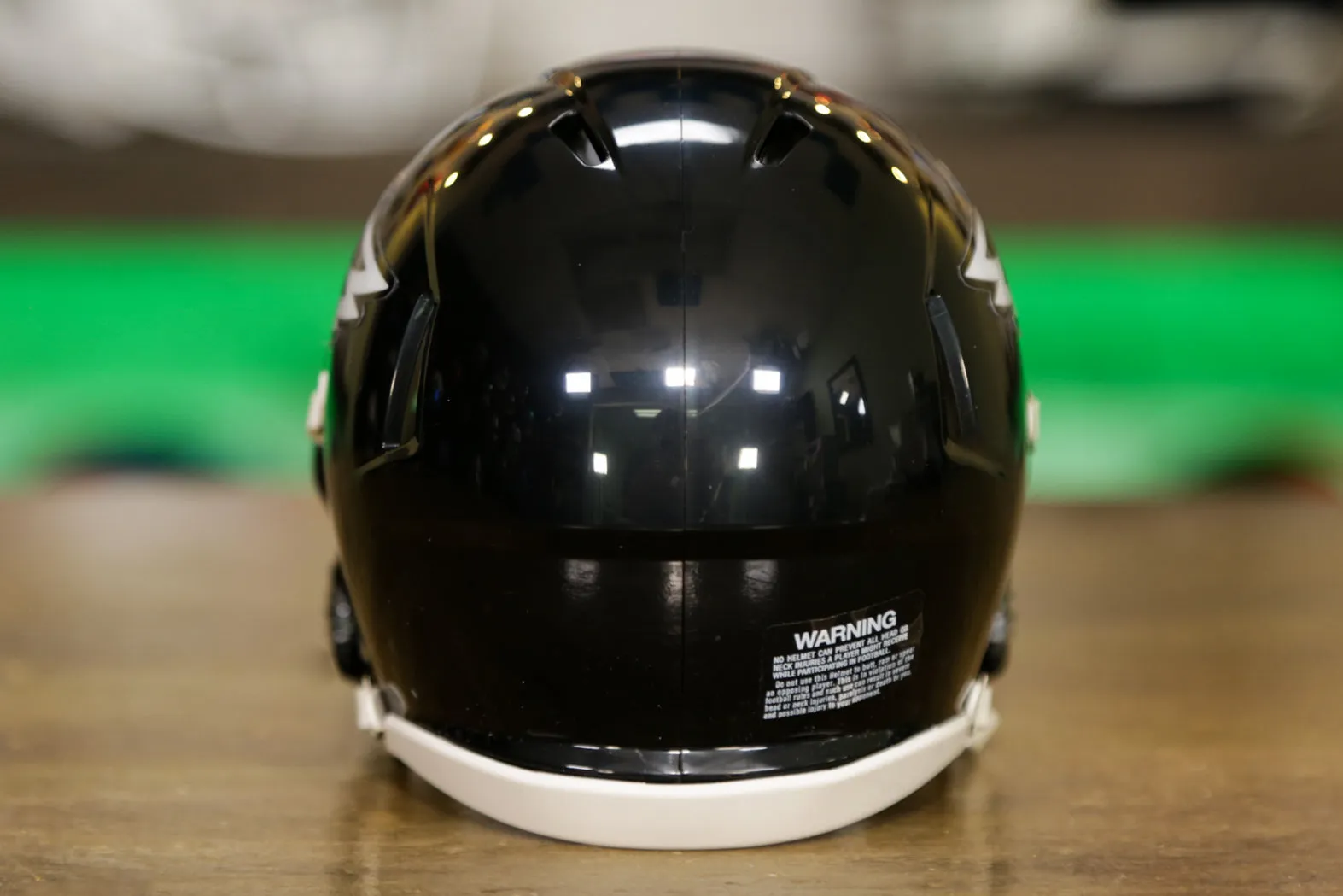 Philadelphia Eagles Riddell Speed Mini Helmet - Black Alternate