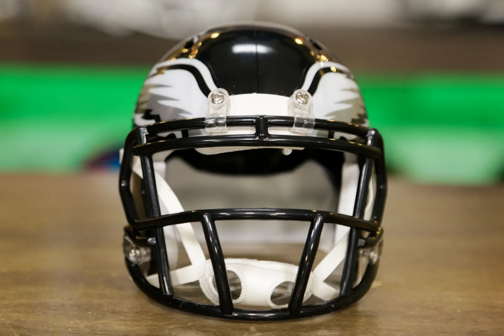 Philadelphia Eagles Riddell Speed Mini Helmet - Black Alternate