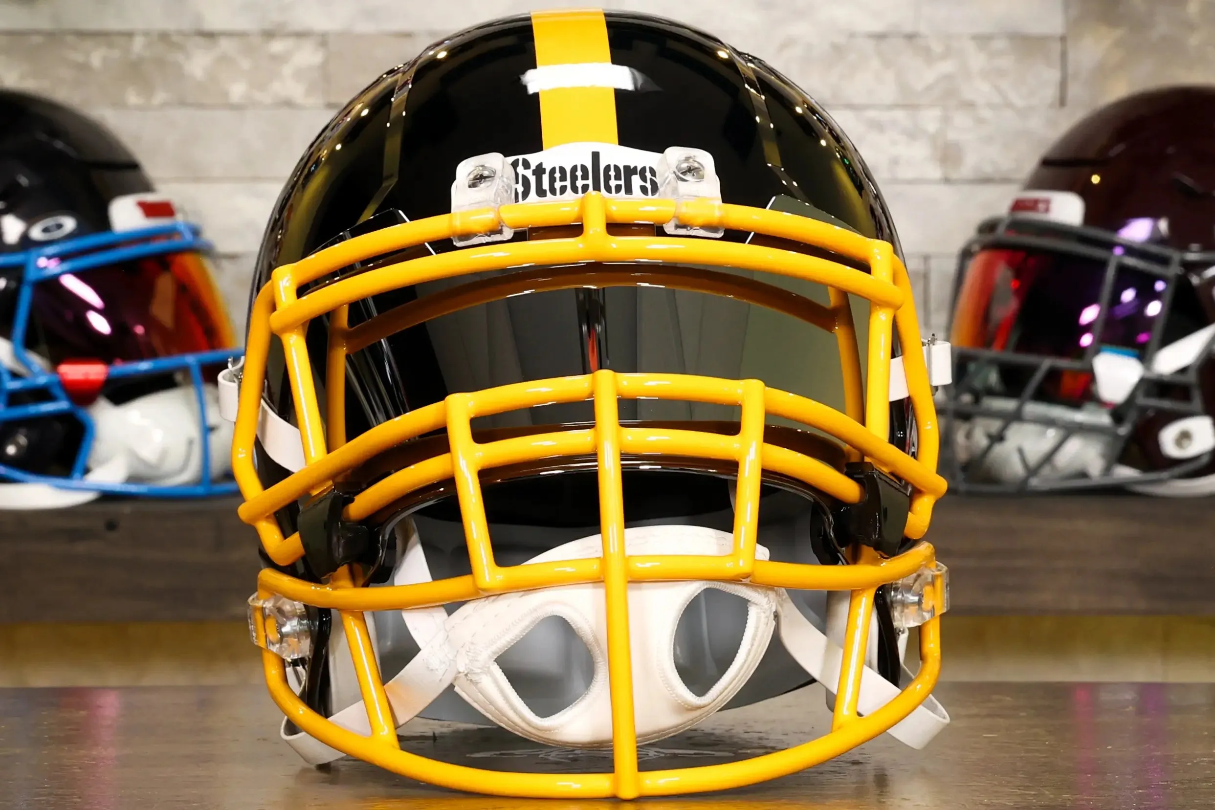 Pittsburgh Steelers Riddell Speed Display Helmet - GG Edition