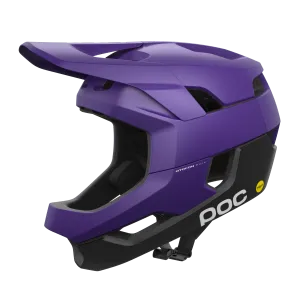 POC Otocon Race MIPS Full Face Helmet - Sapphire Purple-Uranium Black Metallic-Matt