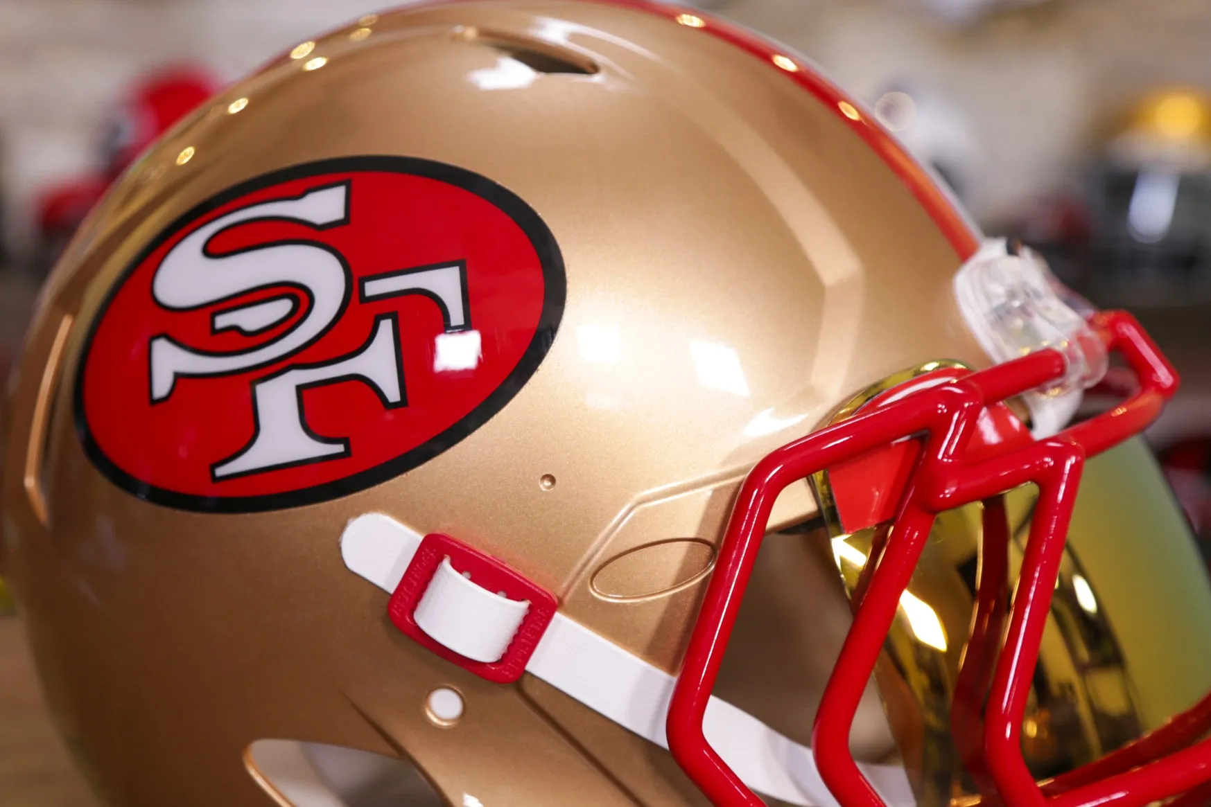 San Francisco 49ers Riddell Speed Authentic Helmet - GG Edition 00263