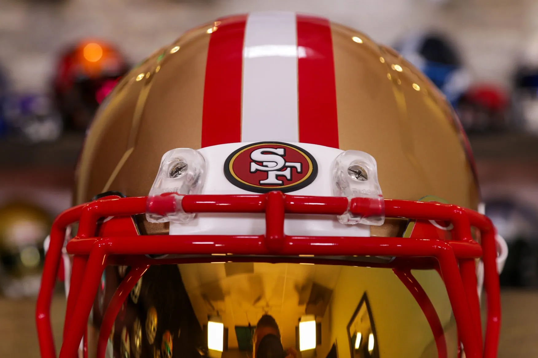San Francisco 49ers Riddell Speed Authentic Helmet - GG Edition 00263
