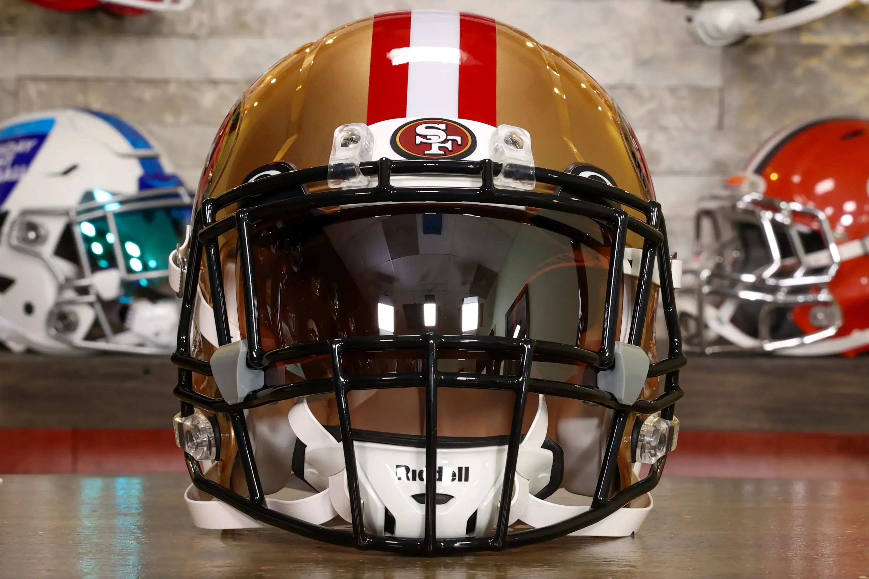 San Francisco 49ers Riddell Speed Authentic Helmet - GG Edition