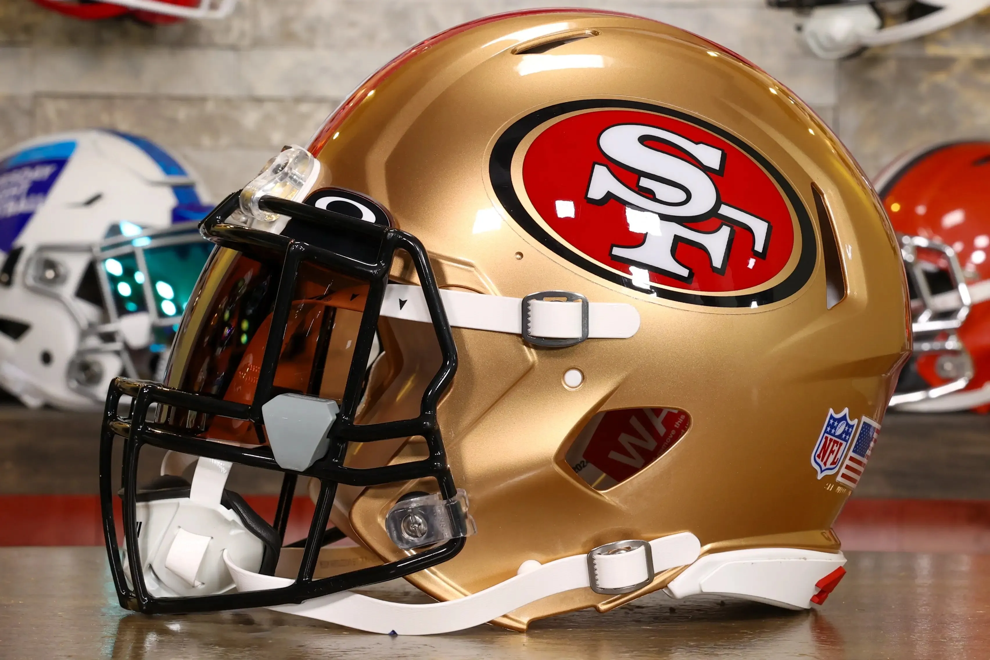 San Francisco 49ers Riddell Speed Authentic Helmet - GG Edition