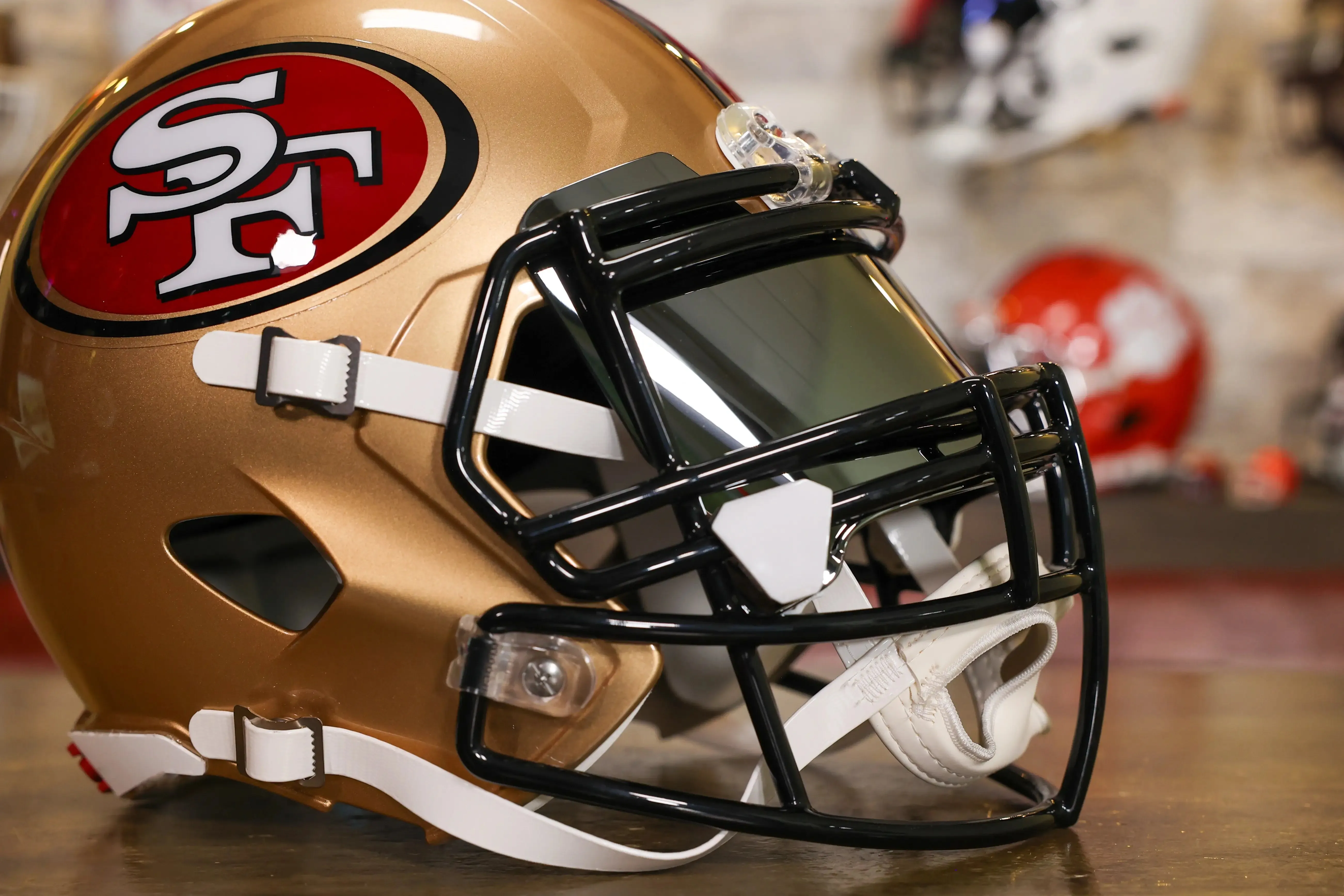 San Francisco 49ers Riddell Speed Display Helmet - GG Edition 02724