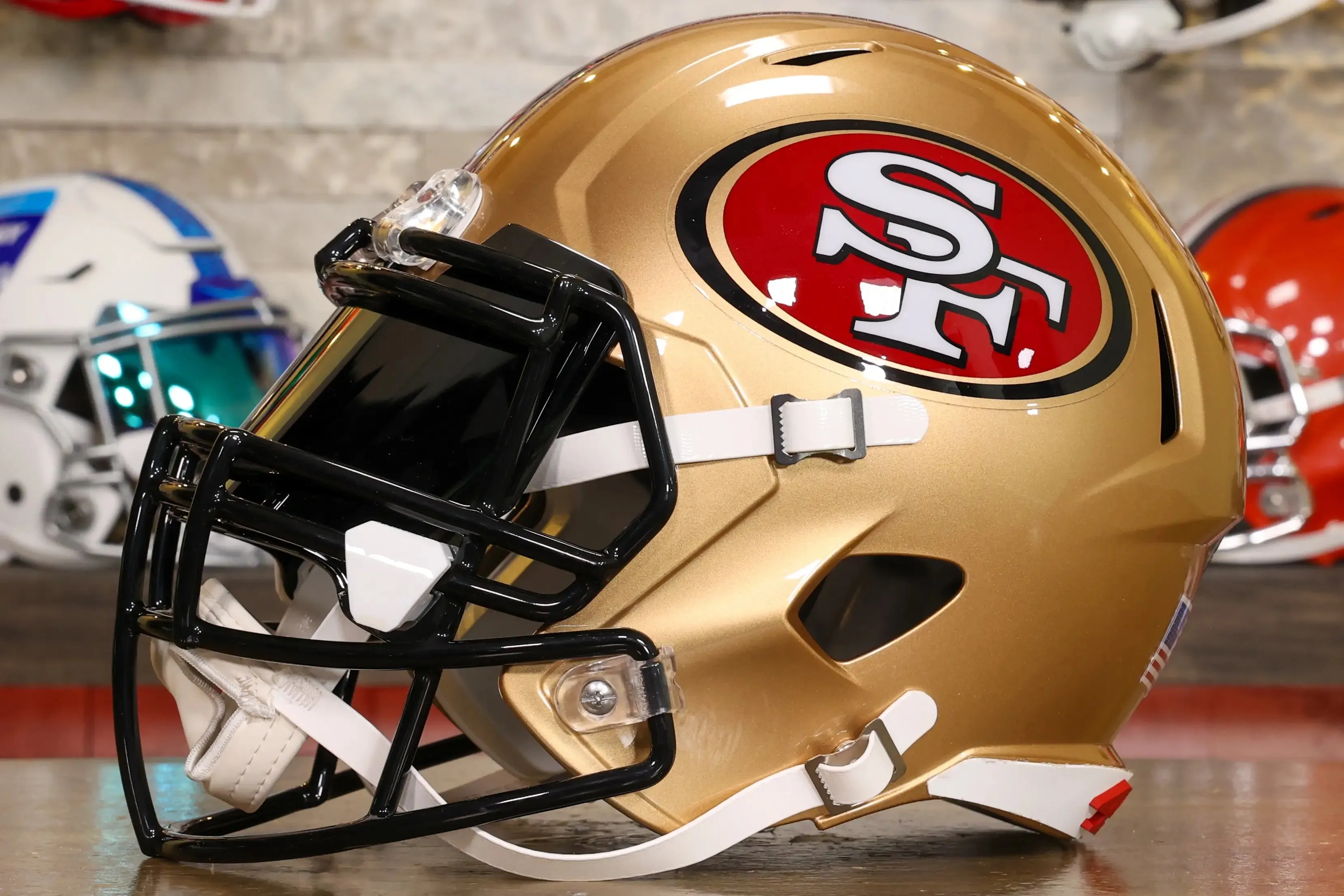 San Francisco 49ers Riddell Speed Display Helmet - GG Edition 02724
