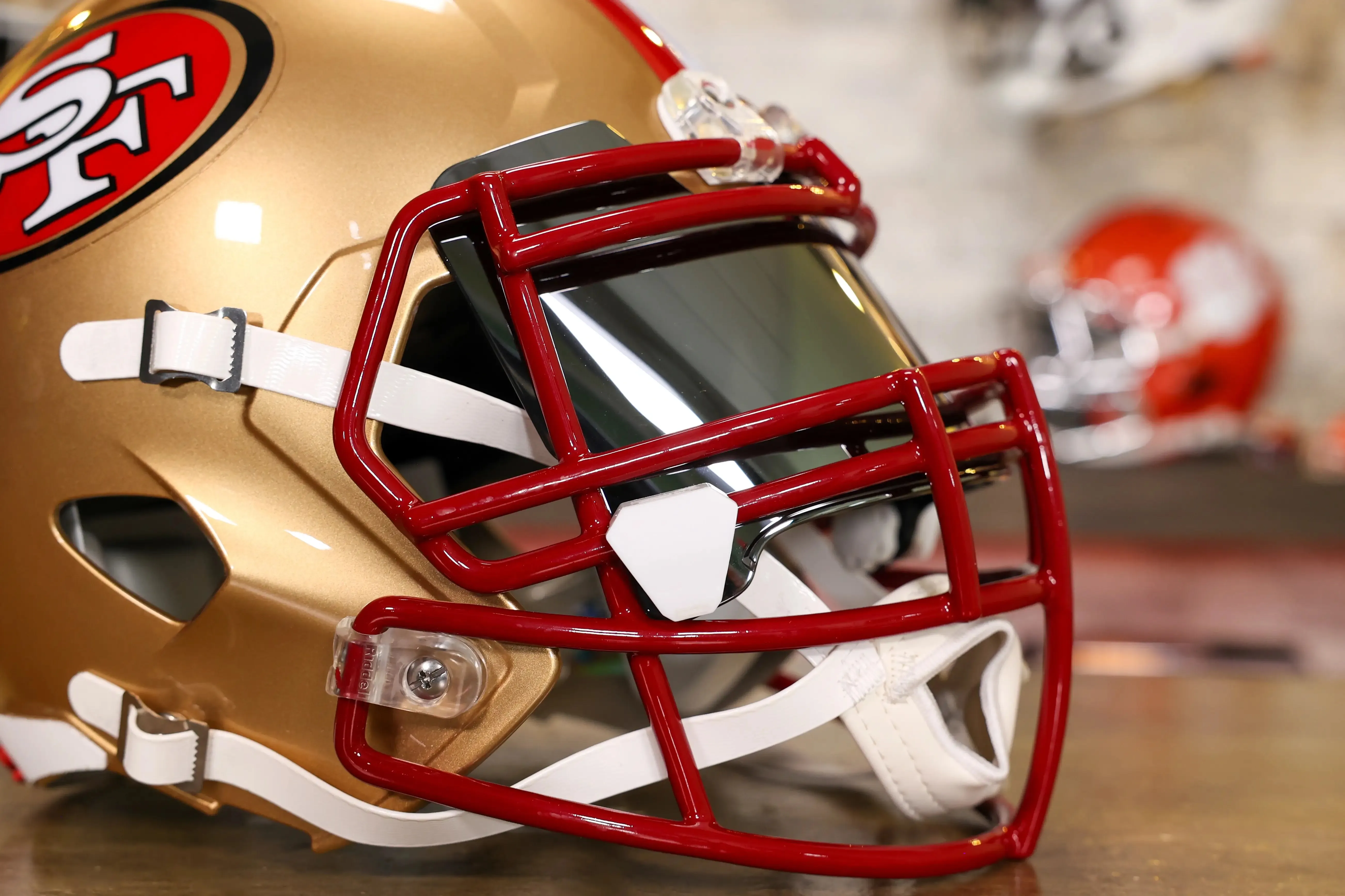 San Francisco 49ers Riddell Speed Display Helmet - GG Edition